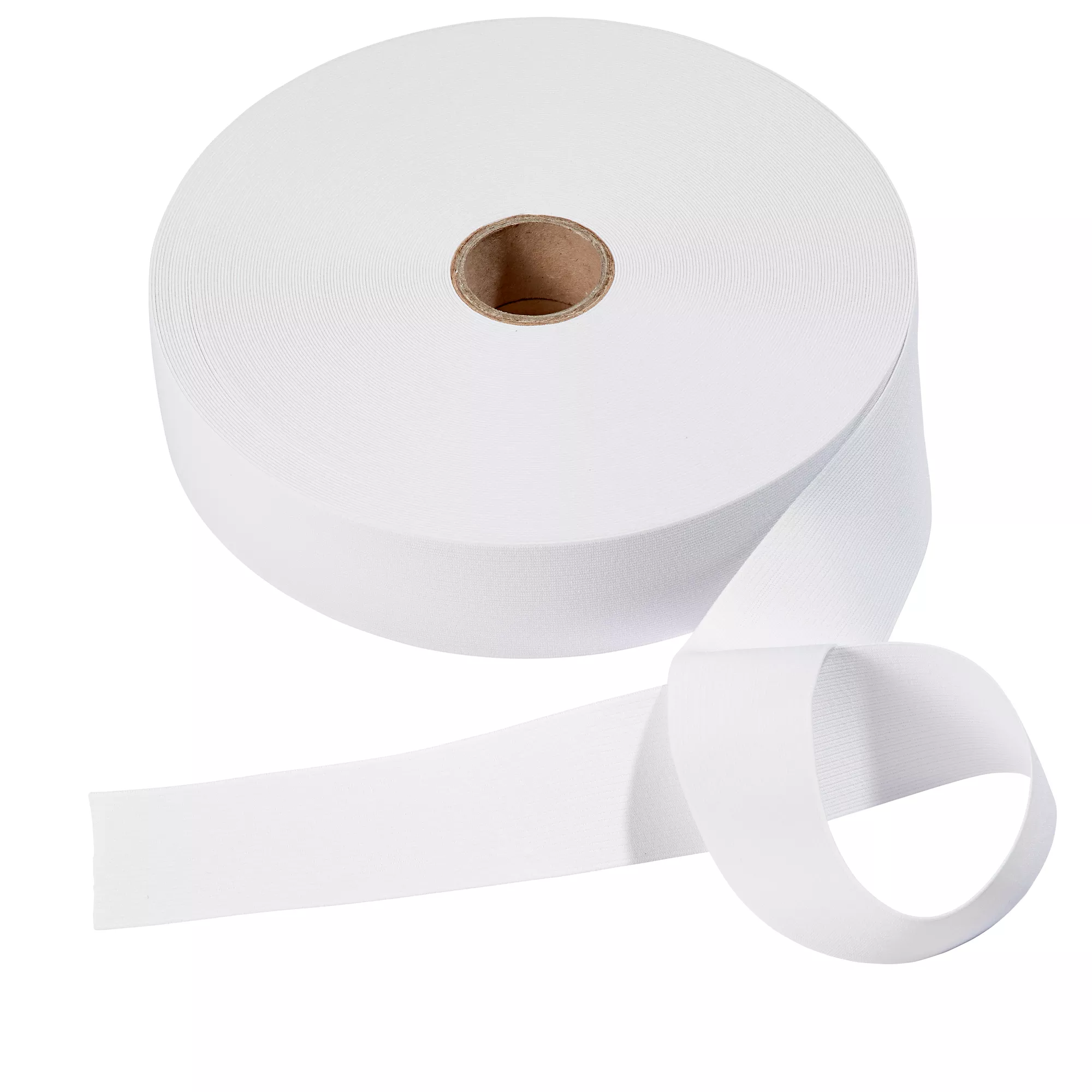 Nastro elastico soffice, 60mm, bianco, 50m