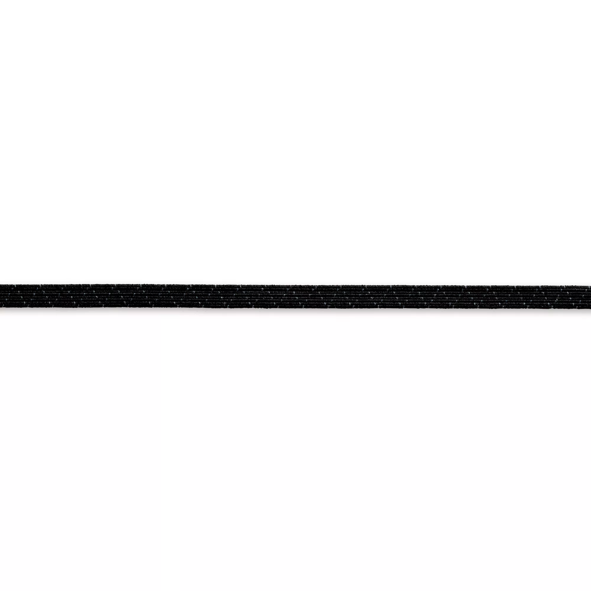 Super elastico lavabile, 7mm, nero, 50m