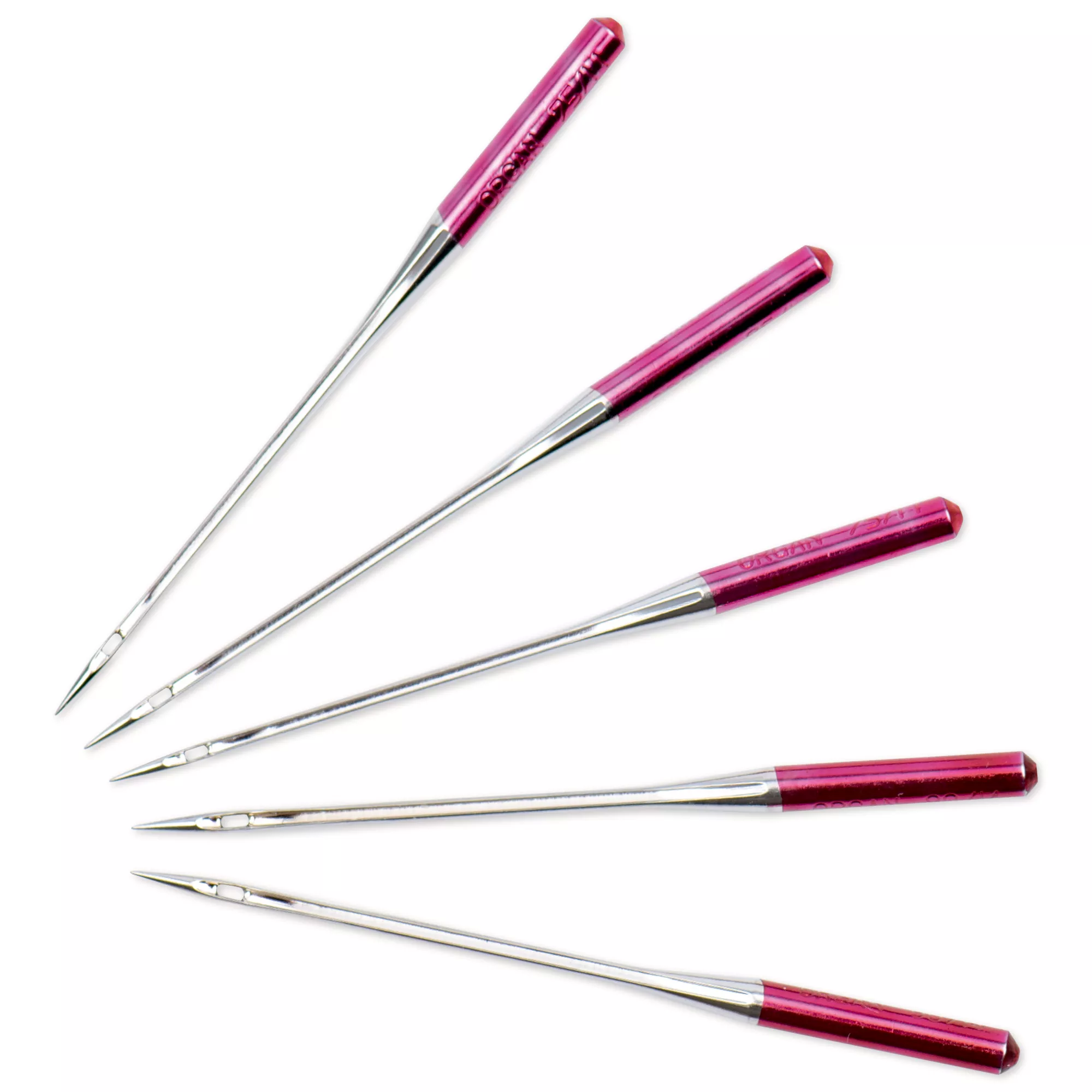 Embroidery sewing machine needles, 75 and 90