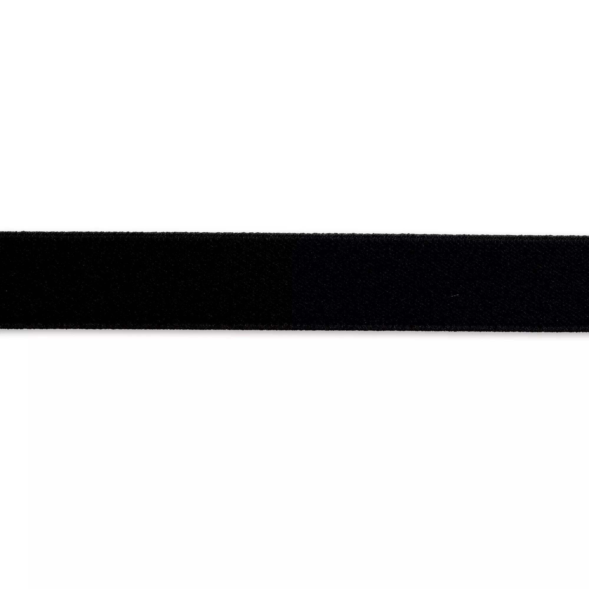 Velour-Elastic, 30mm, schwarz, 10m