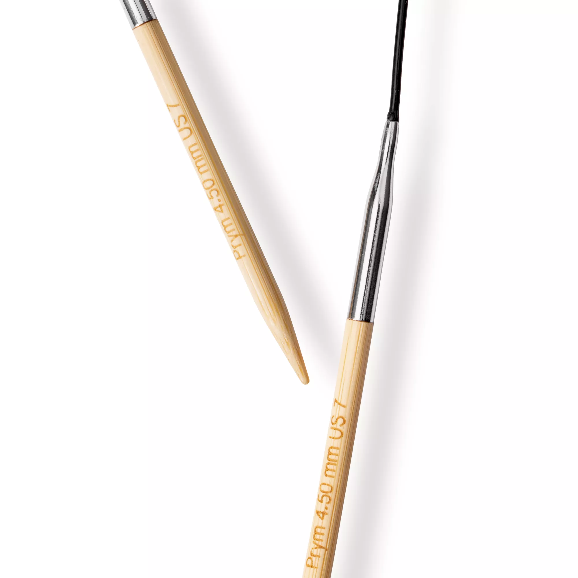 Ferro circolare Prym 1530, bambù, 40cm, 4,5mm