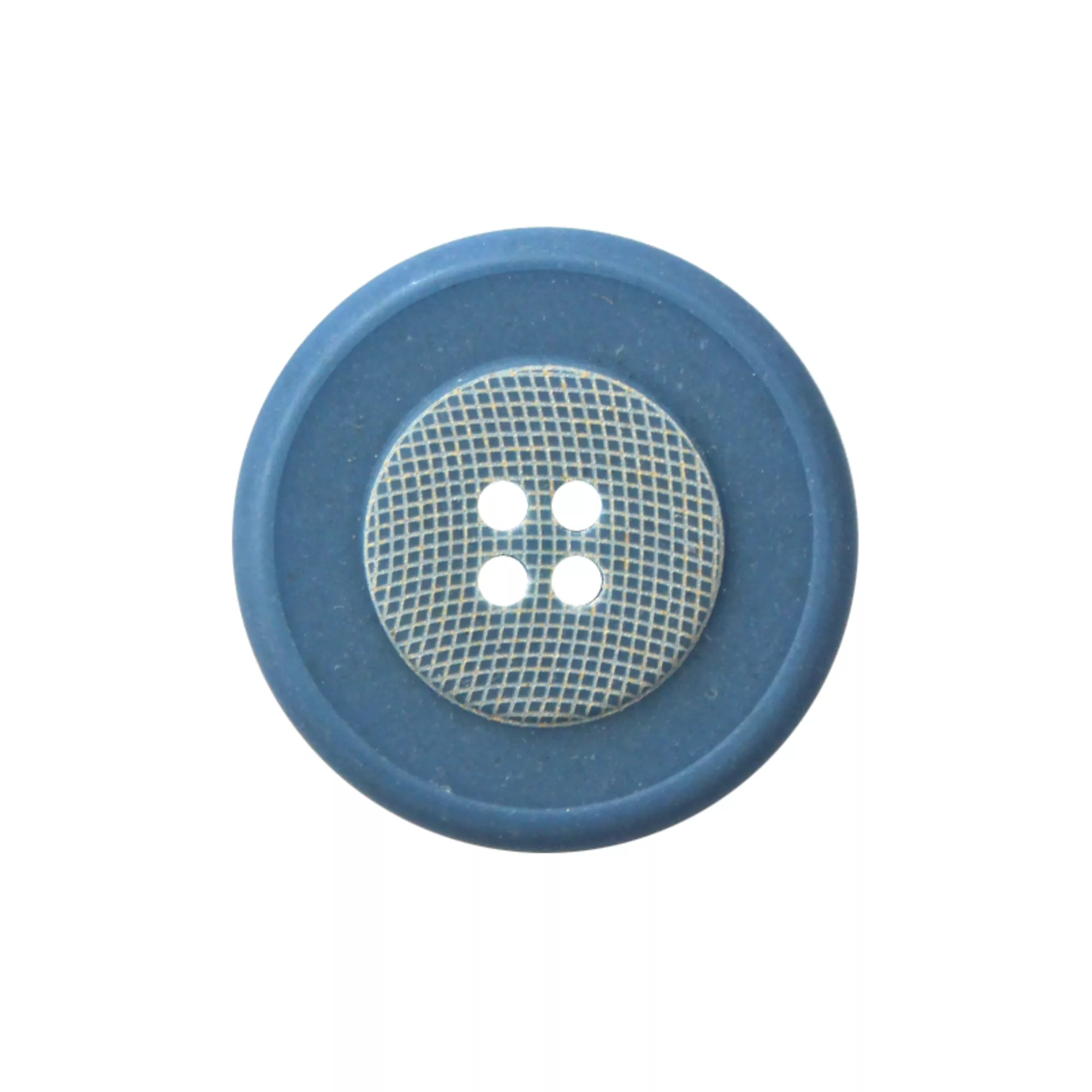 Horn/polyester button 4-holes, recycled