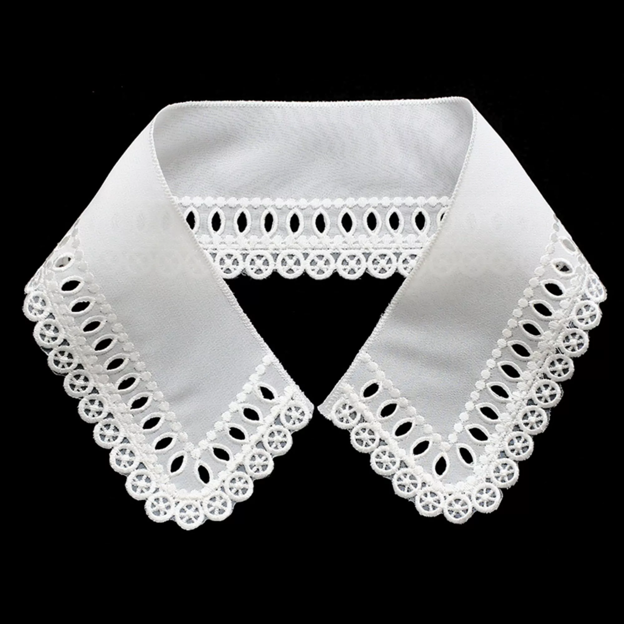 Cuello bordado, 460mm