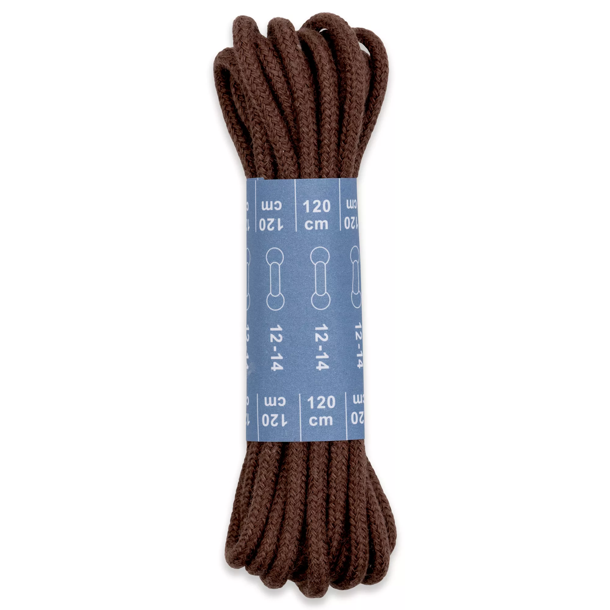 Round laces 3mm x 120cm, brown