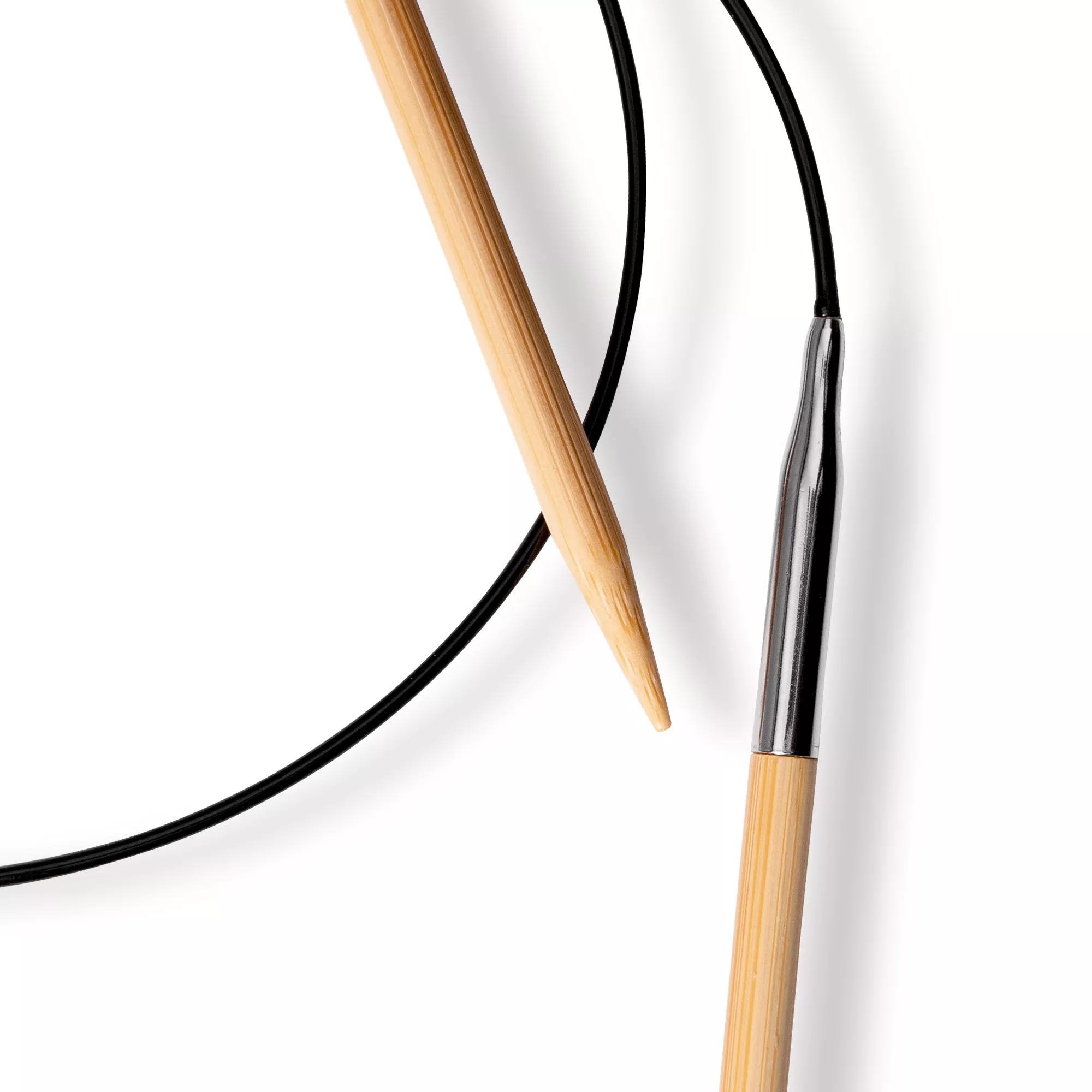 Aiguille à tricoter circulaire Bambou Prym 1530, 80cm, 5,00mm