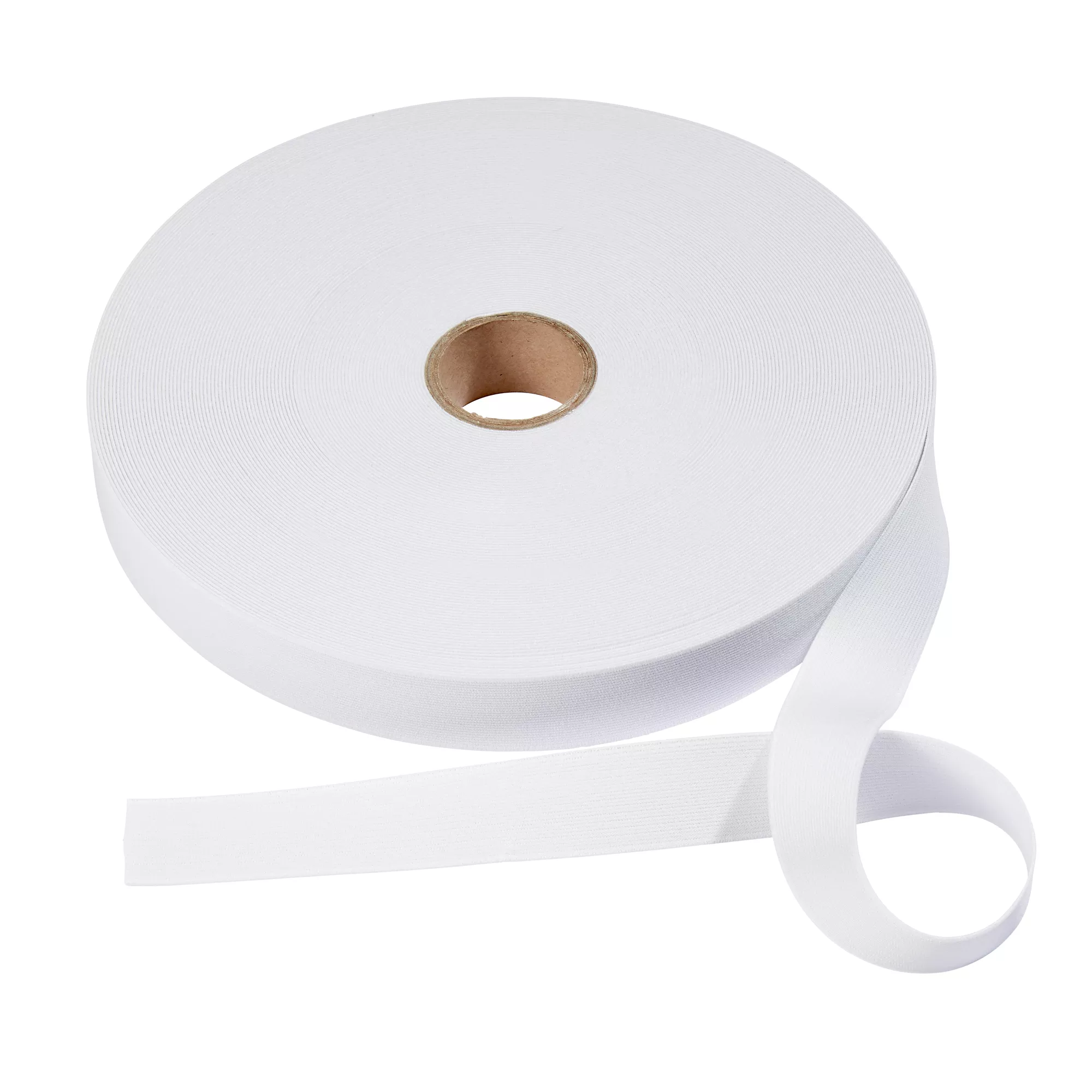 Nastro elastico soffice, 35mm, bianco, 50m
