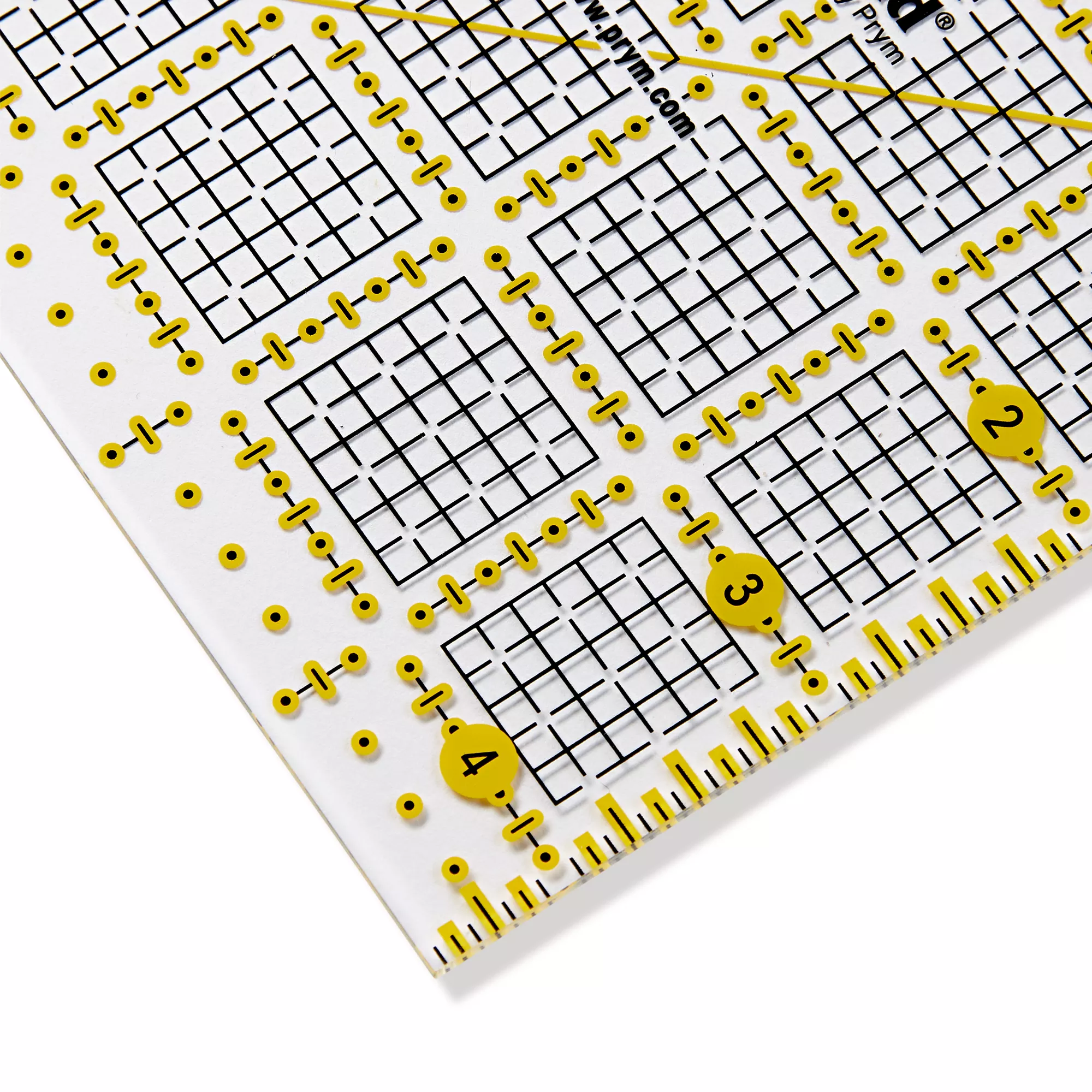 Universal ruler, 4.5x4.5 inch Grid
