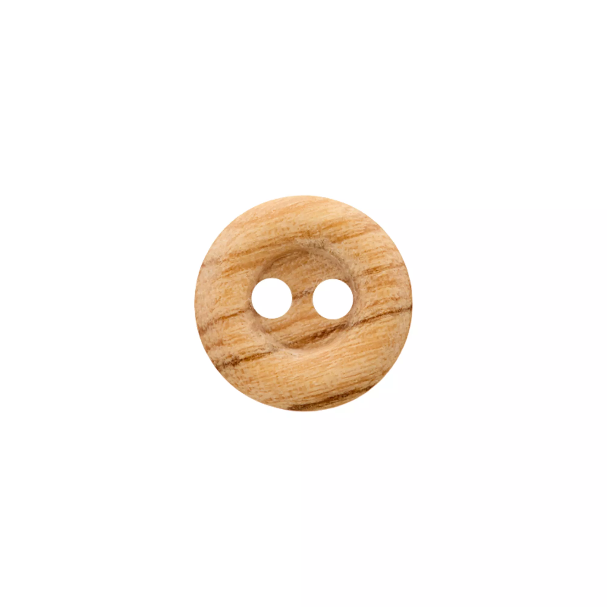 Bouton bois 2-trous