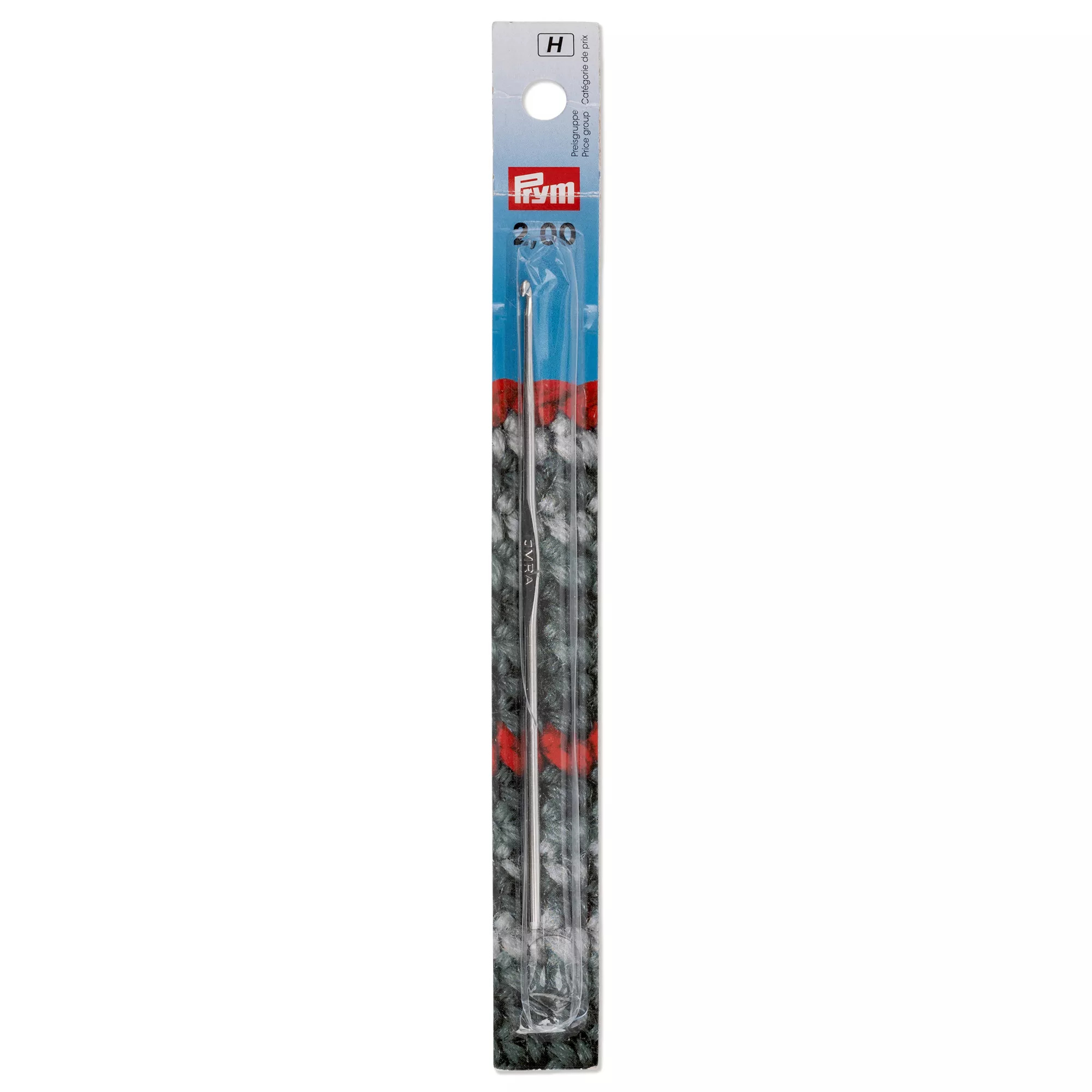 Crochet hook without handle, 2.00mm, silver-coloured