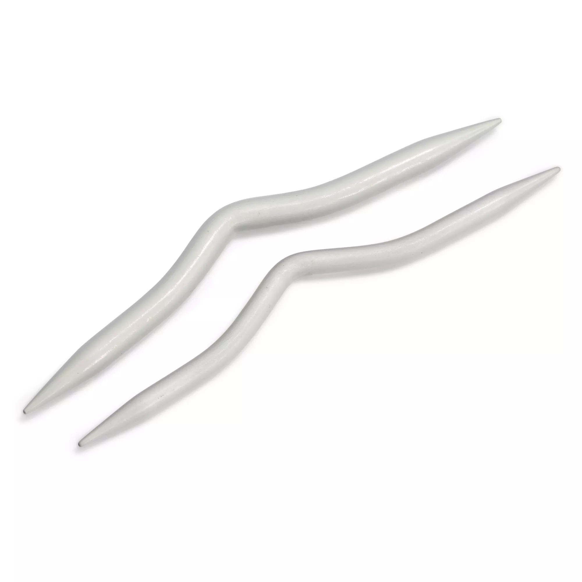 Cable-stitch needles, curved