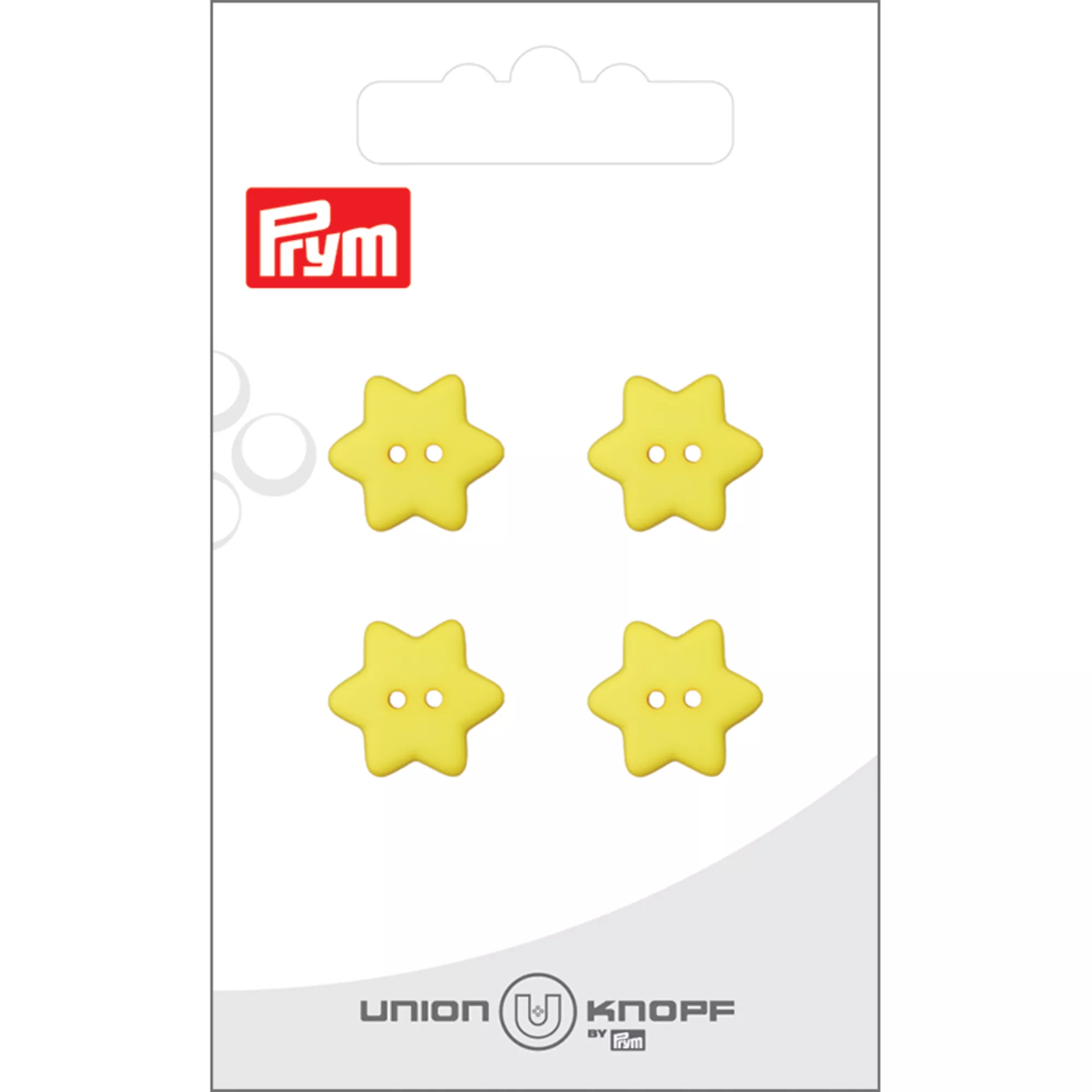 Polyester button 2-holes Star