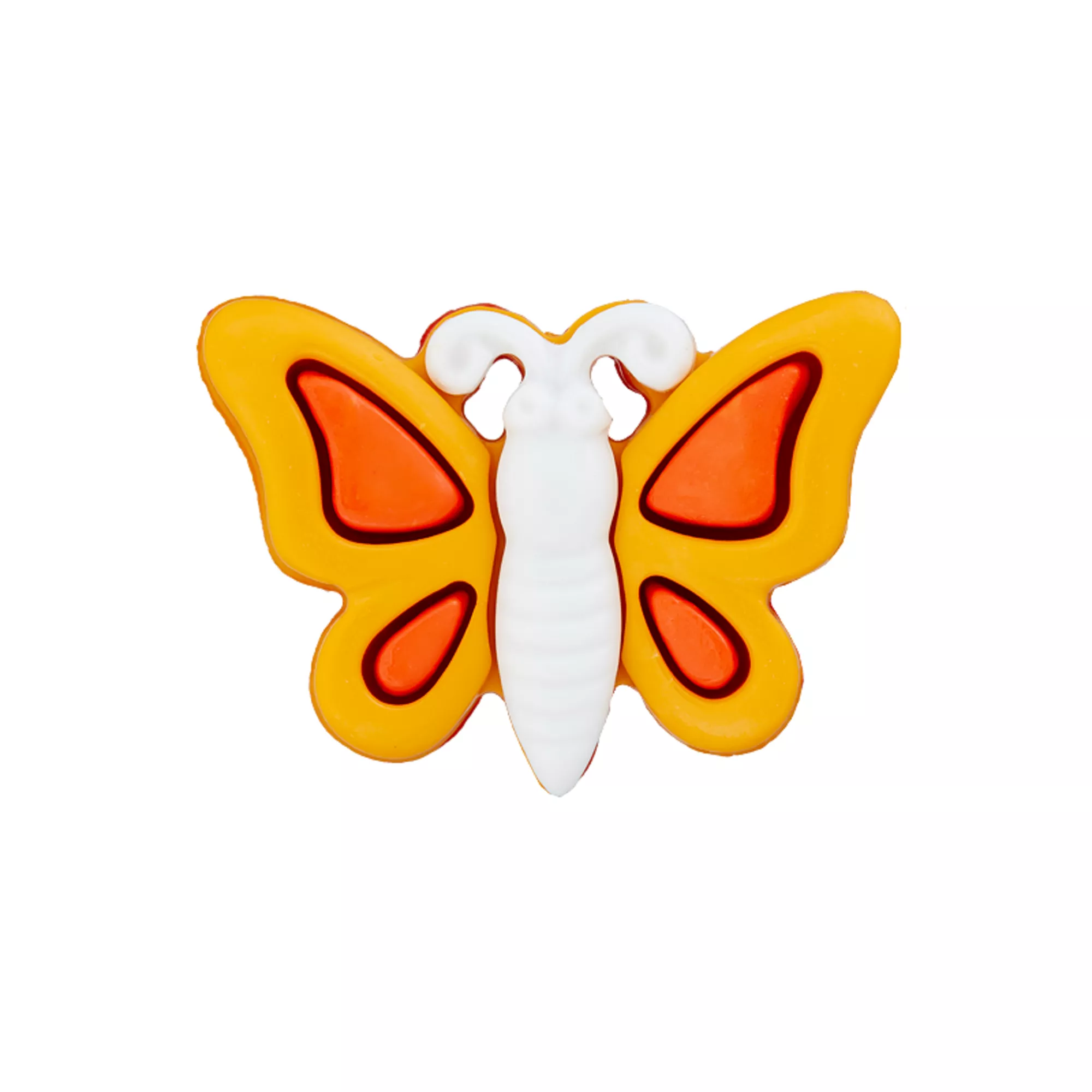 Polyester button Butterfly