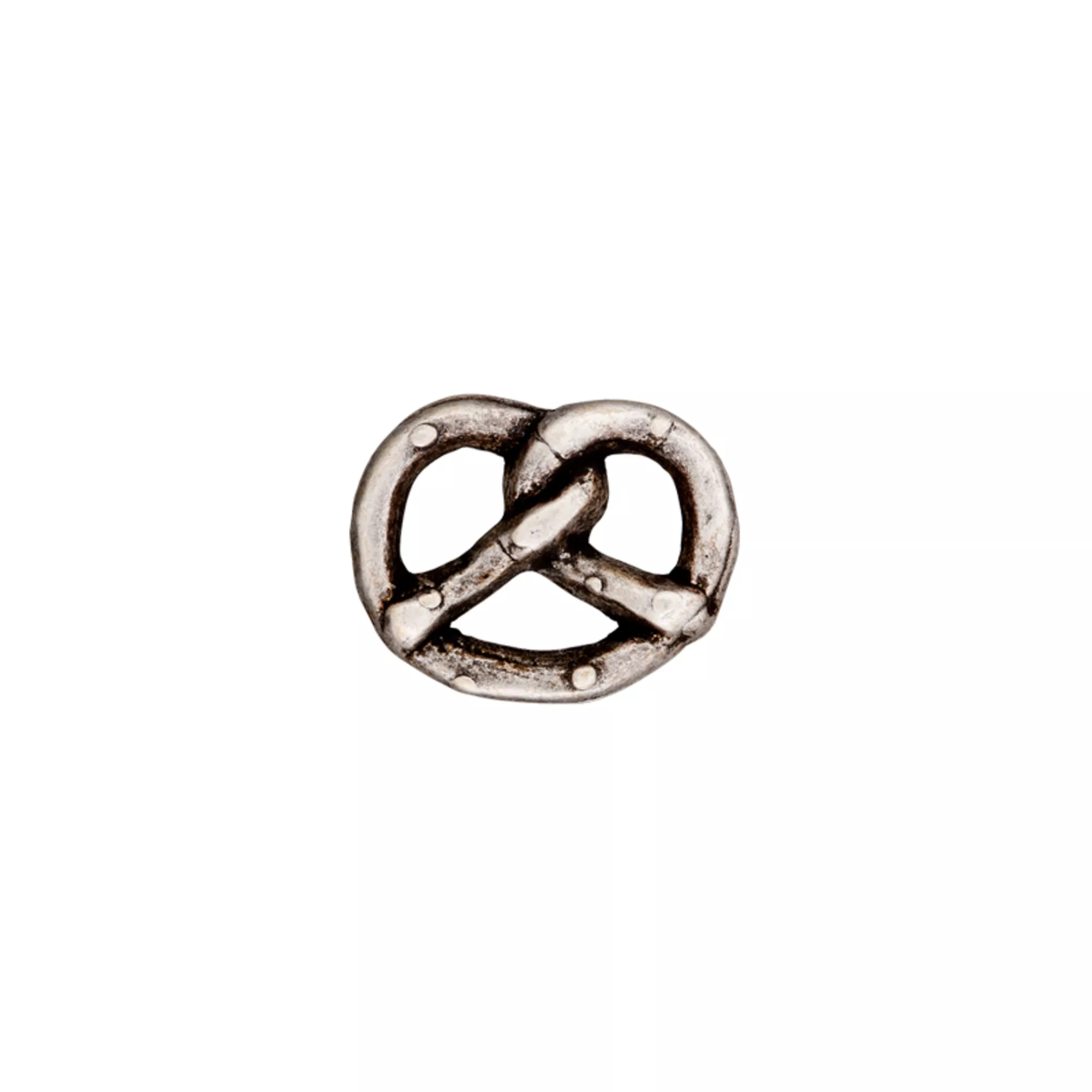 Bouton Bretzel Métal Sur Pied