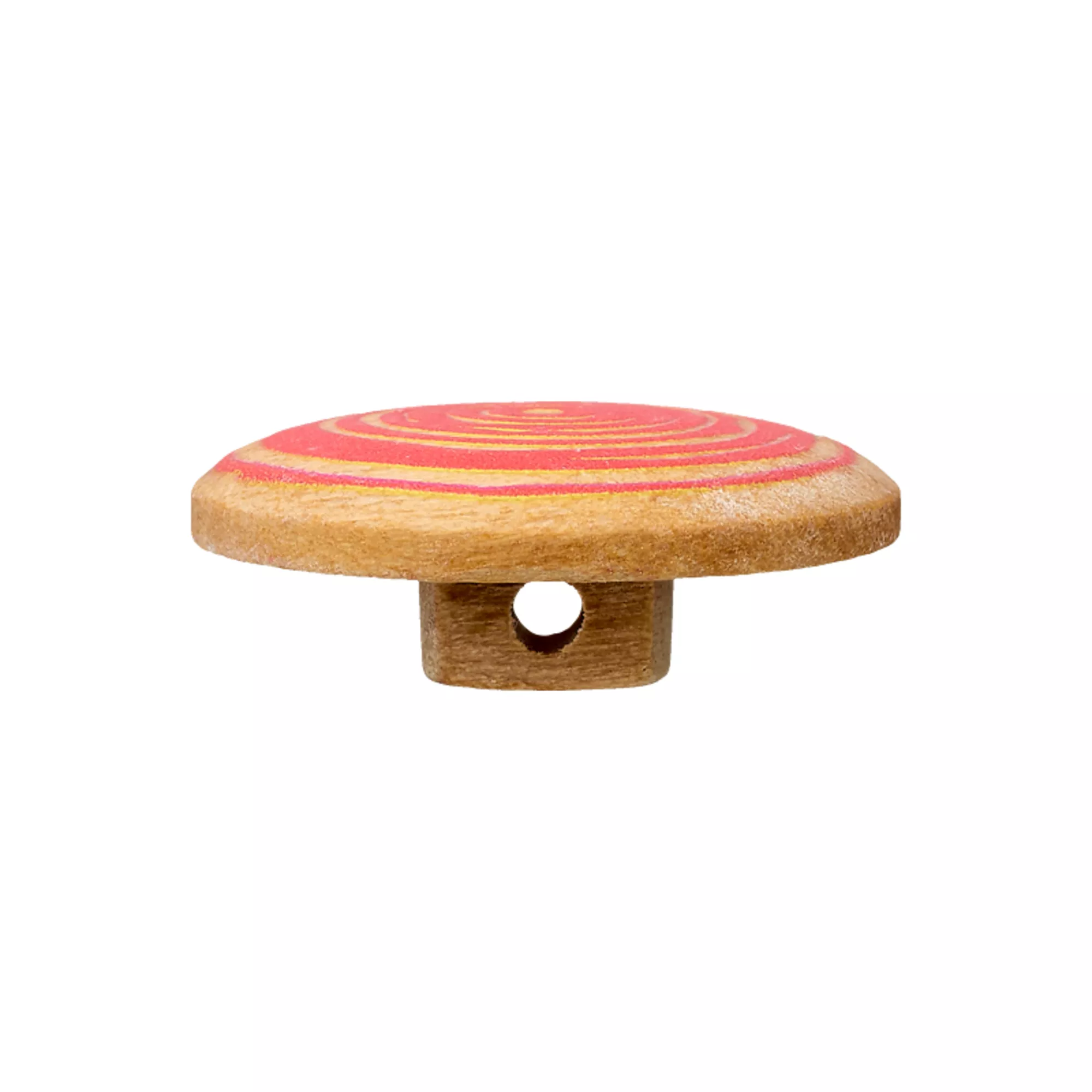 Bouton bois pied, Spirale