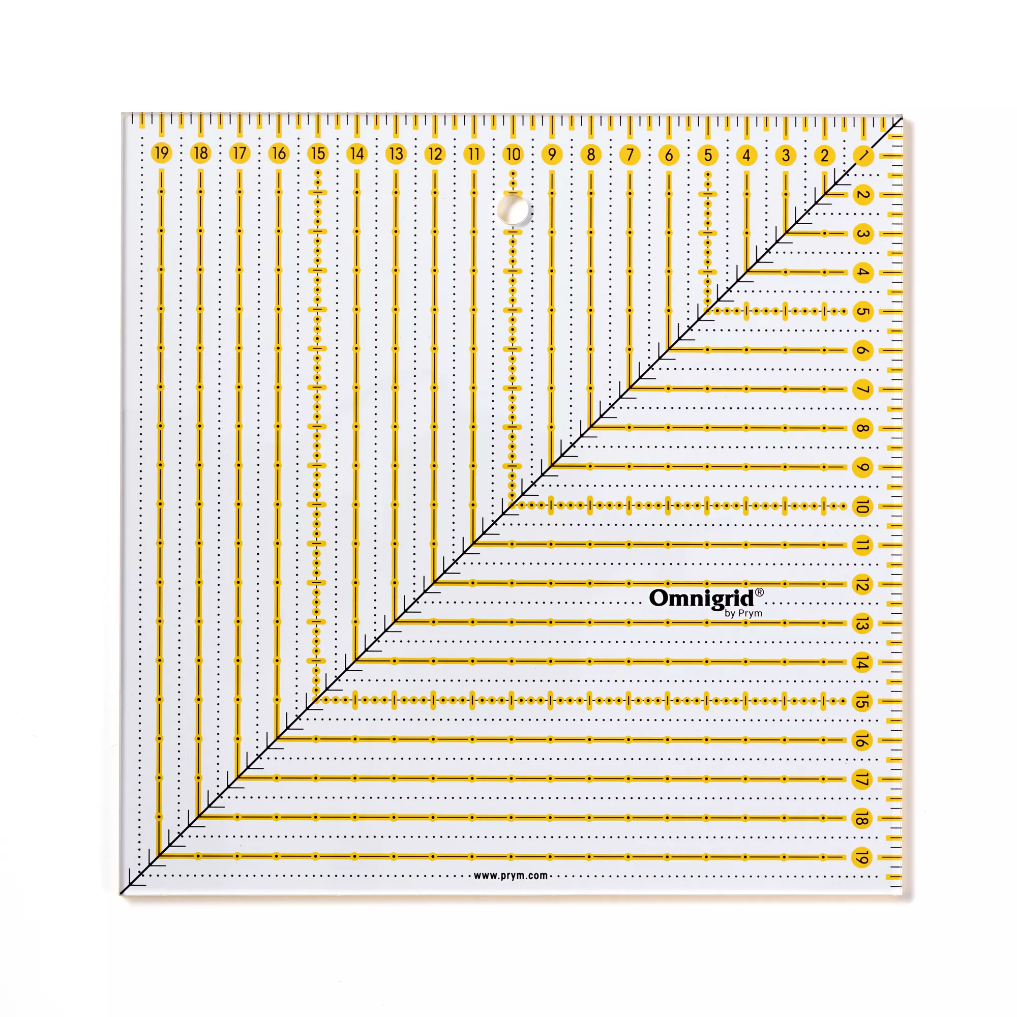 Patchwork rulers, squares in different sizes
