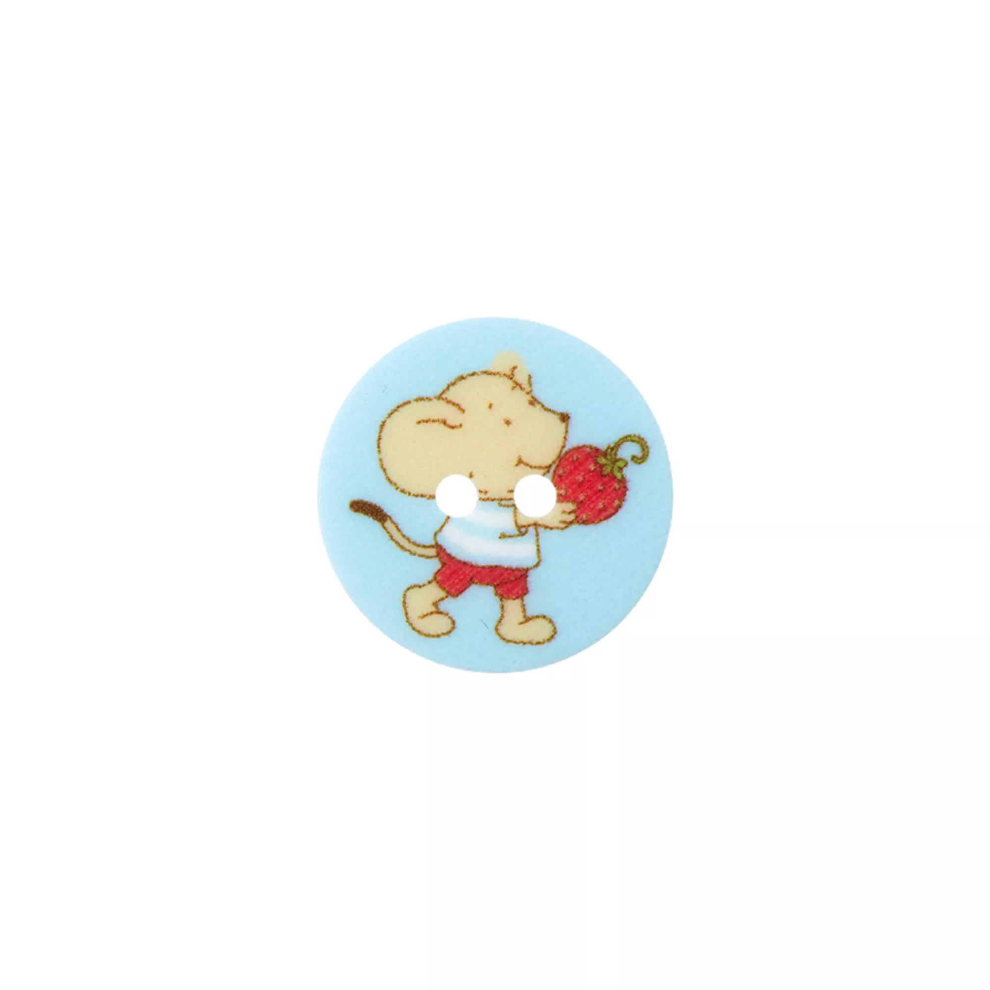 Bouton polyester 2-trous Lillebi