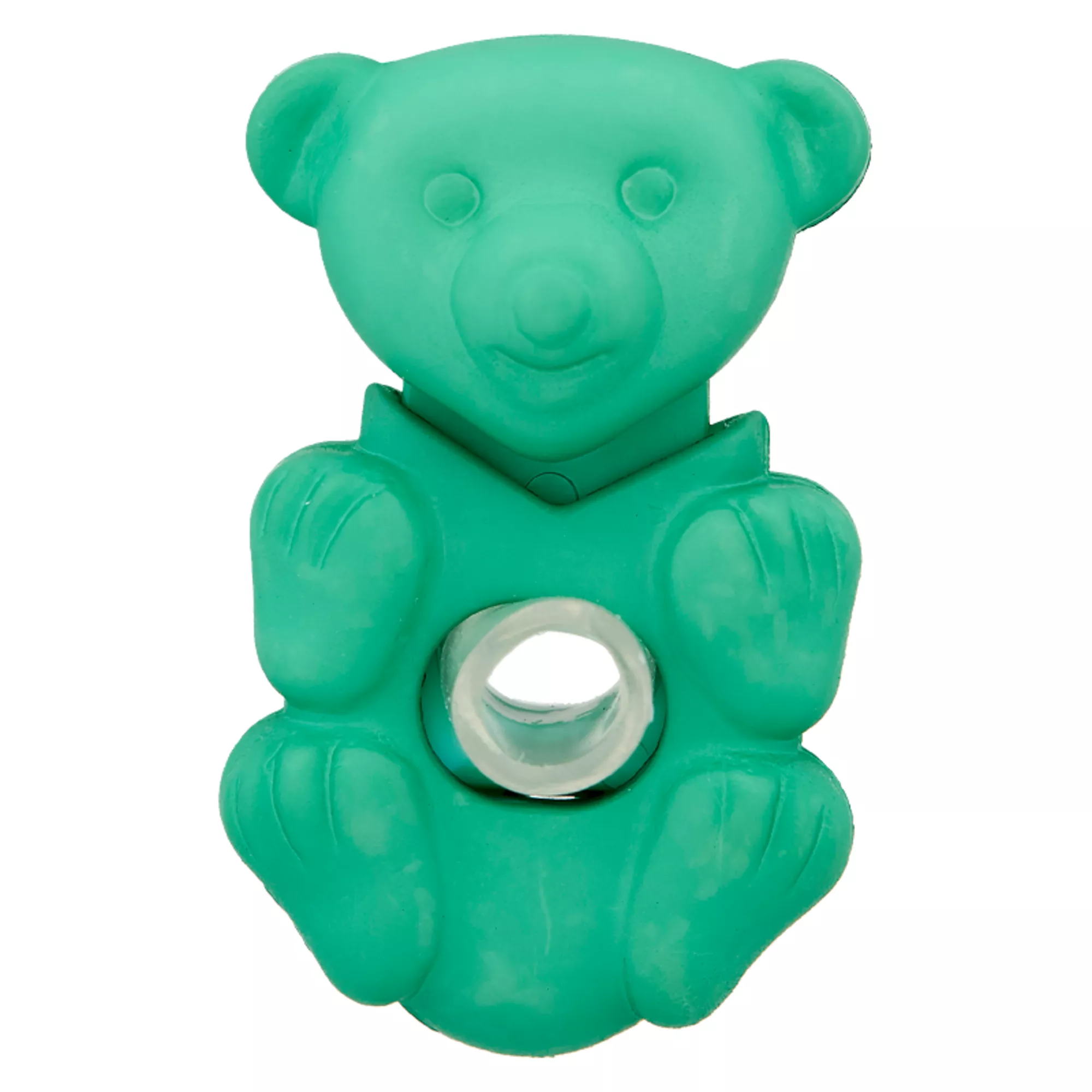 Cord stop Bear/passage 6mm, 33mm, turquoise green