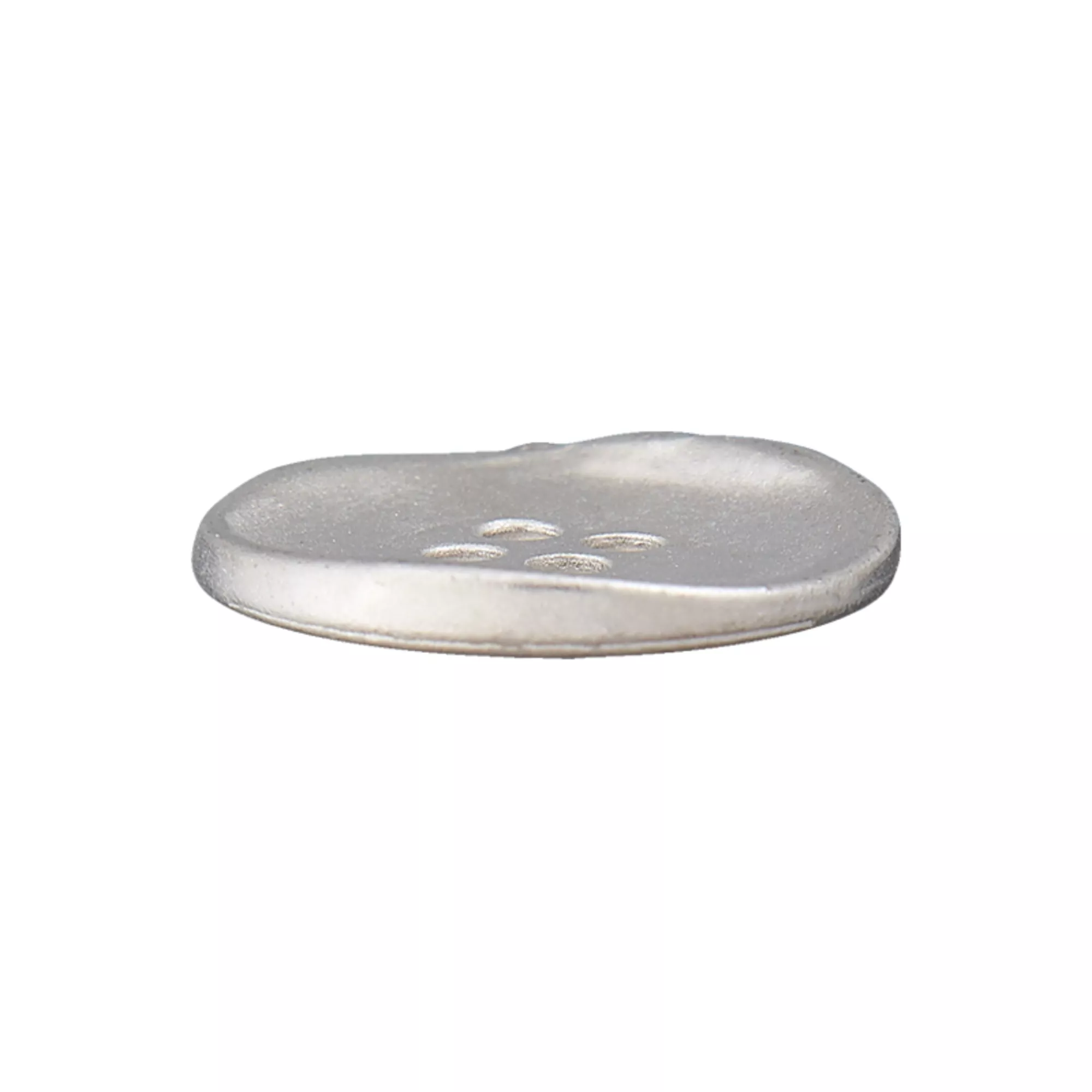 Metal four-hole button