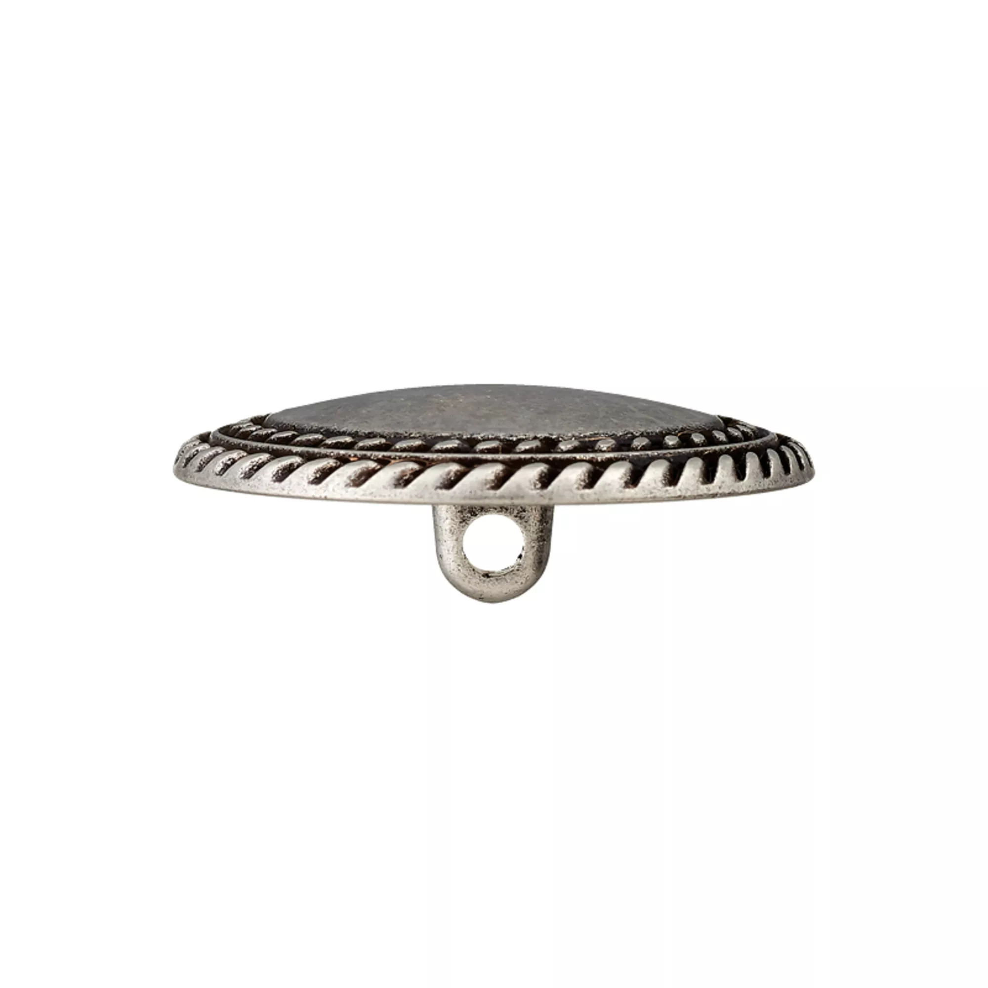 Bouton métal pied