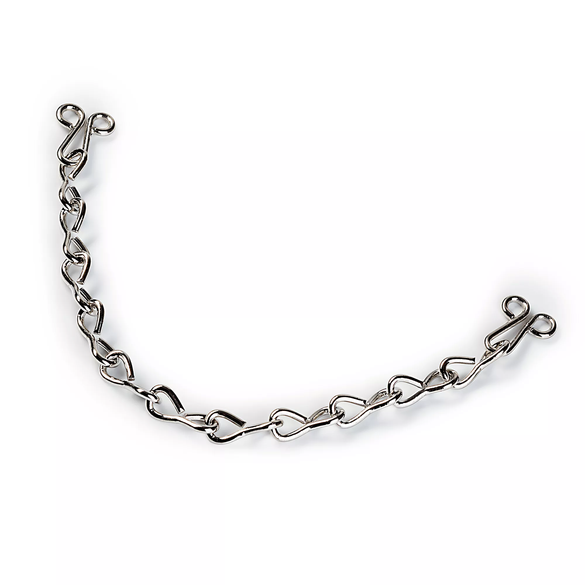 Coat hanging loops, silver-coloured