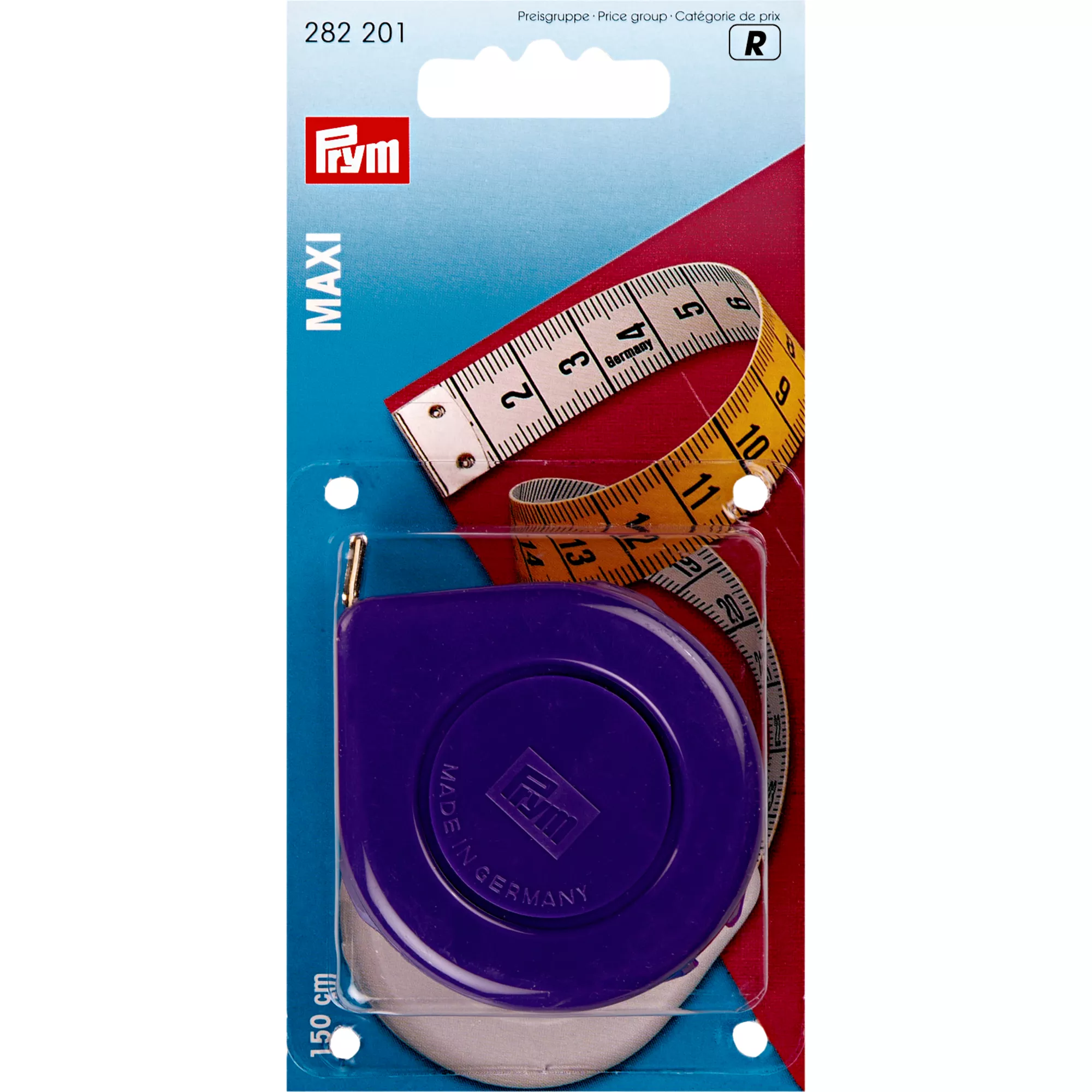 Spring tape measure Maxi, 150cm/cm