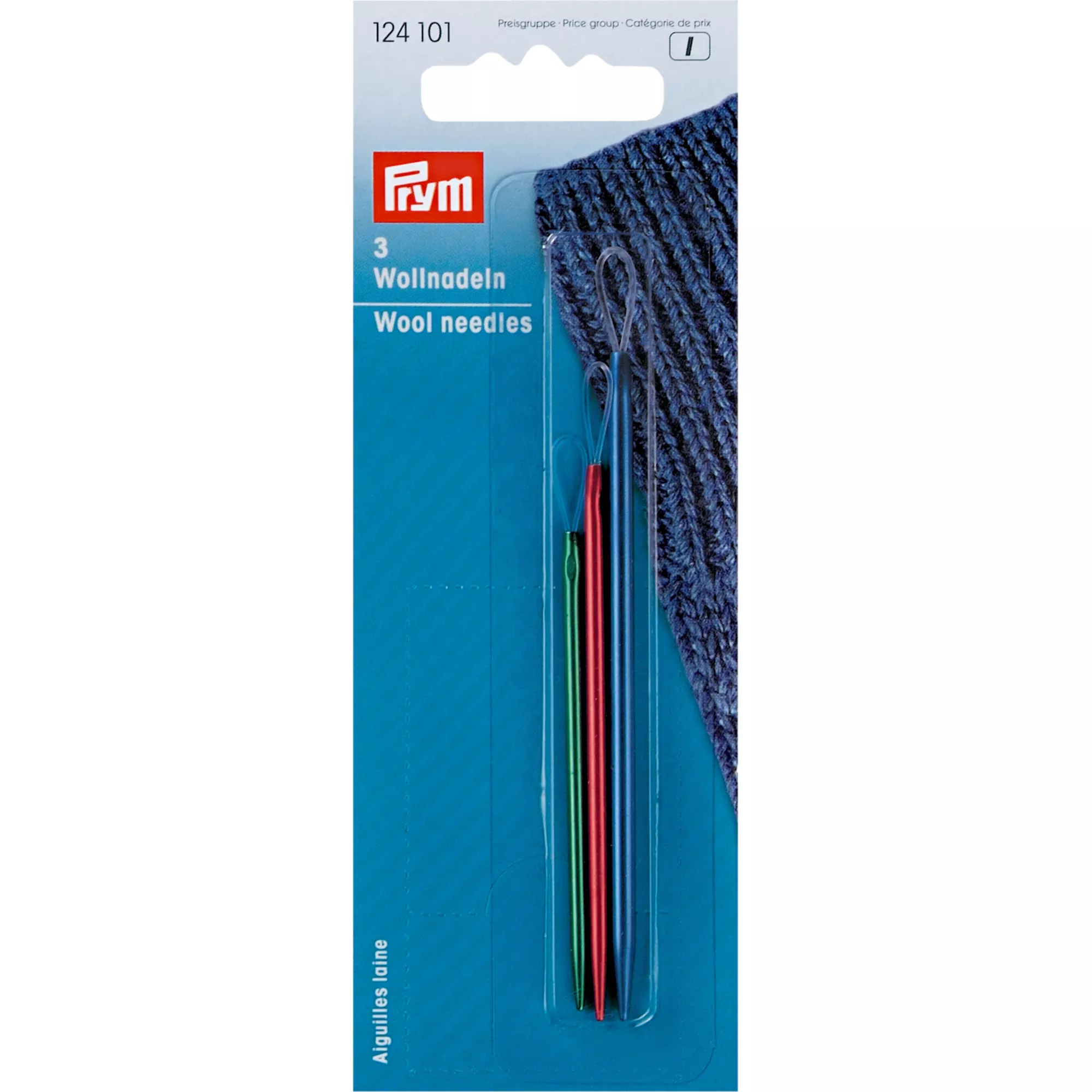 Wool needle, aluminium, assorted