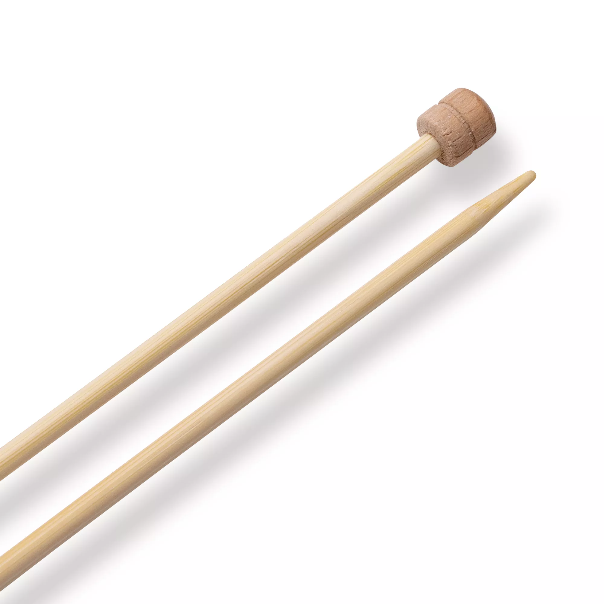 Single-pointed knitting needles Prym 1530, bamboo, 33cm, 2.25mm