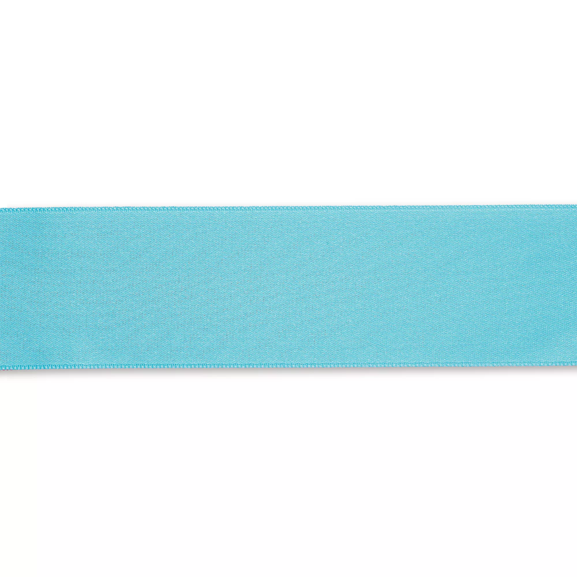 Satinband, 38mm, helltürkis