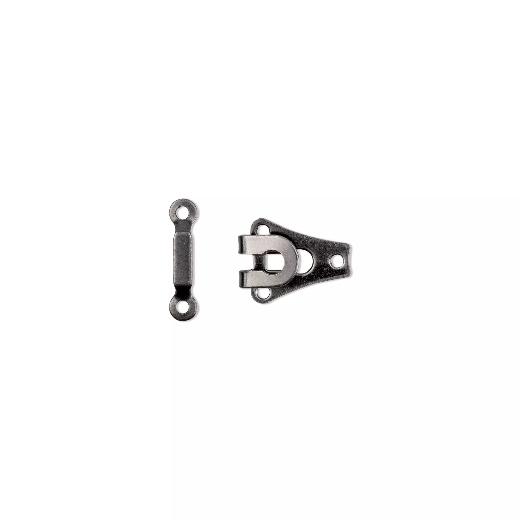 Hooks and bars for trousers and skirts, 9.5mm, black