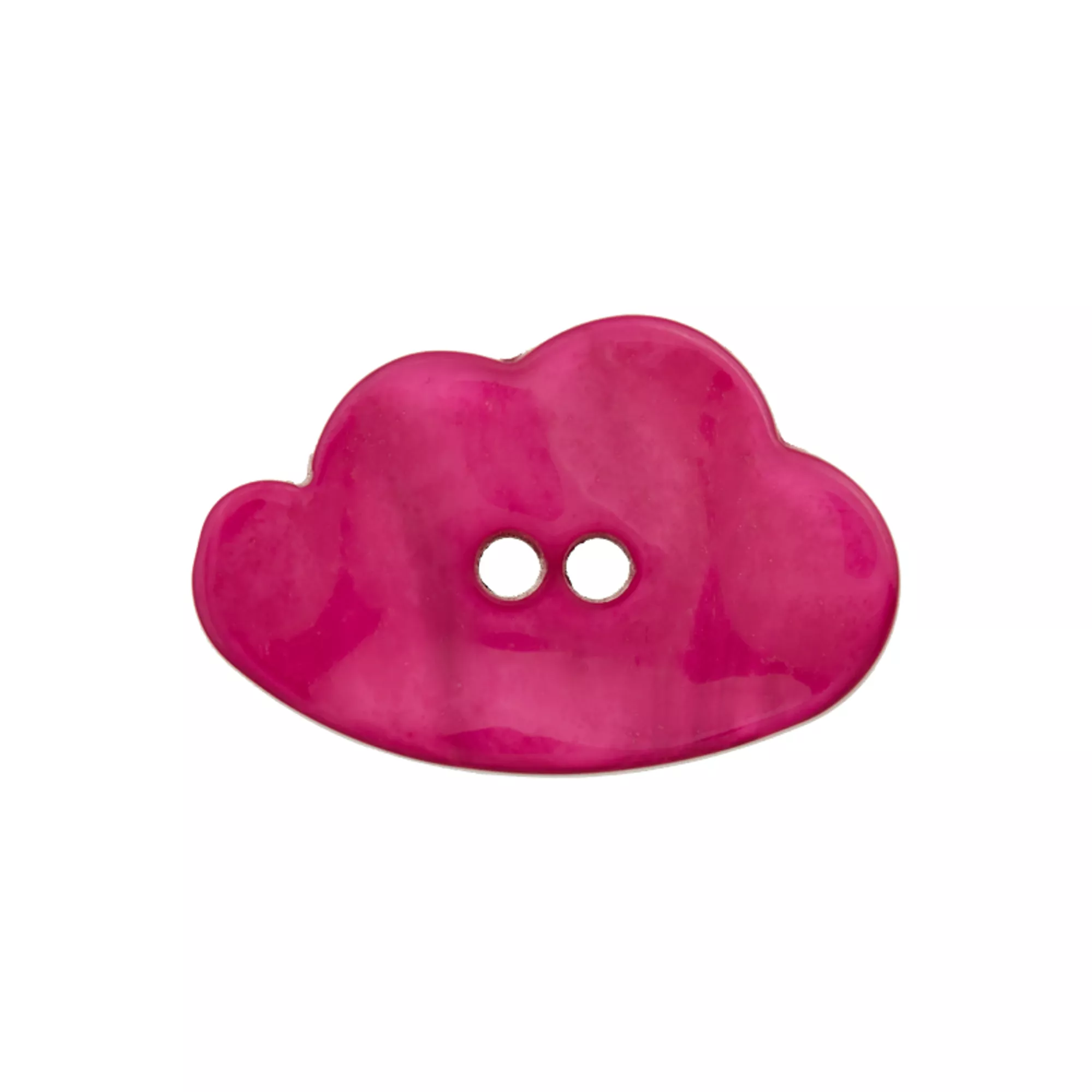 Polyester button 2-holes, Cloud
