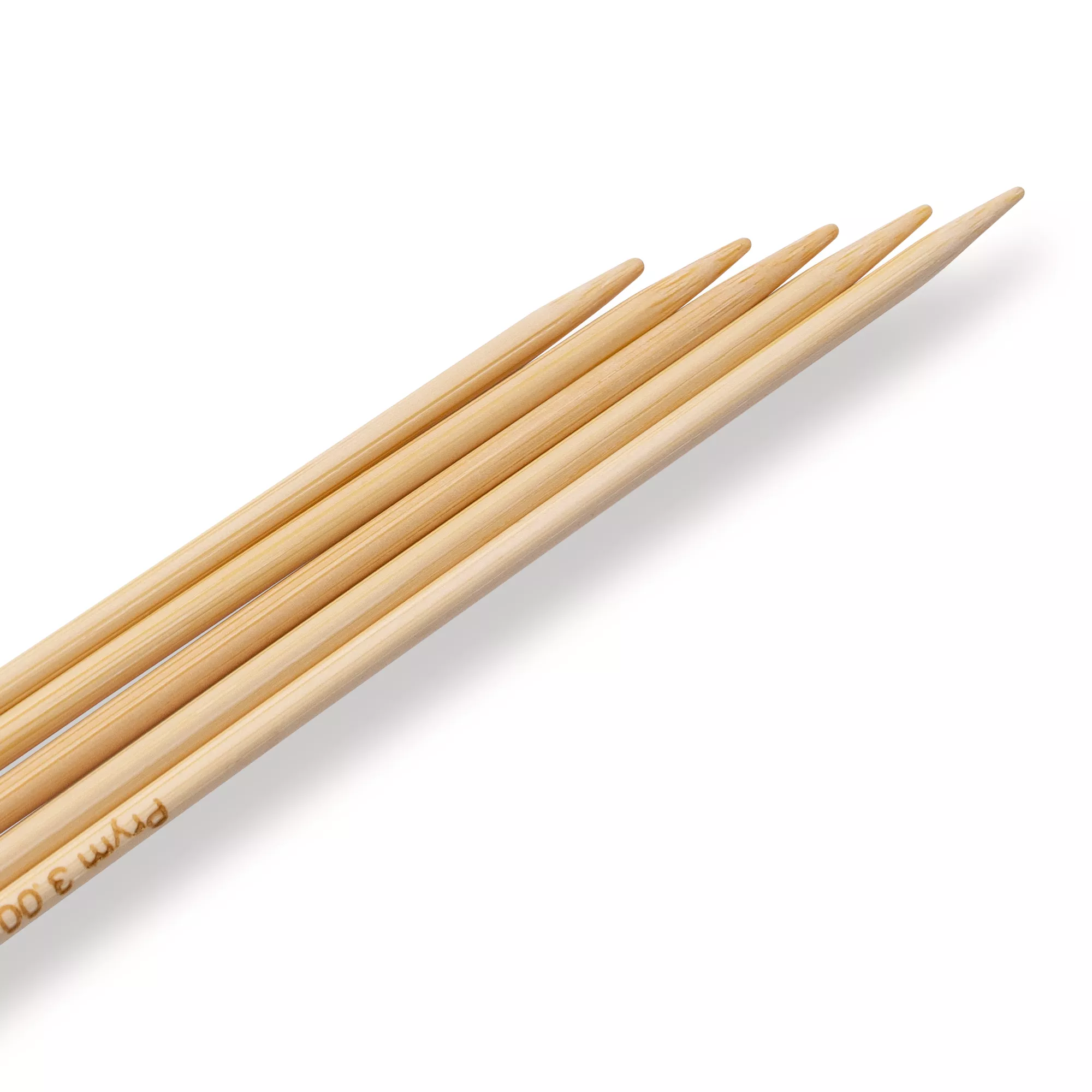 Double-pointed knitting needles Prym 1530, bamboo, 20cm, 3.00mm