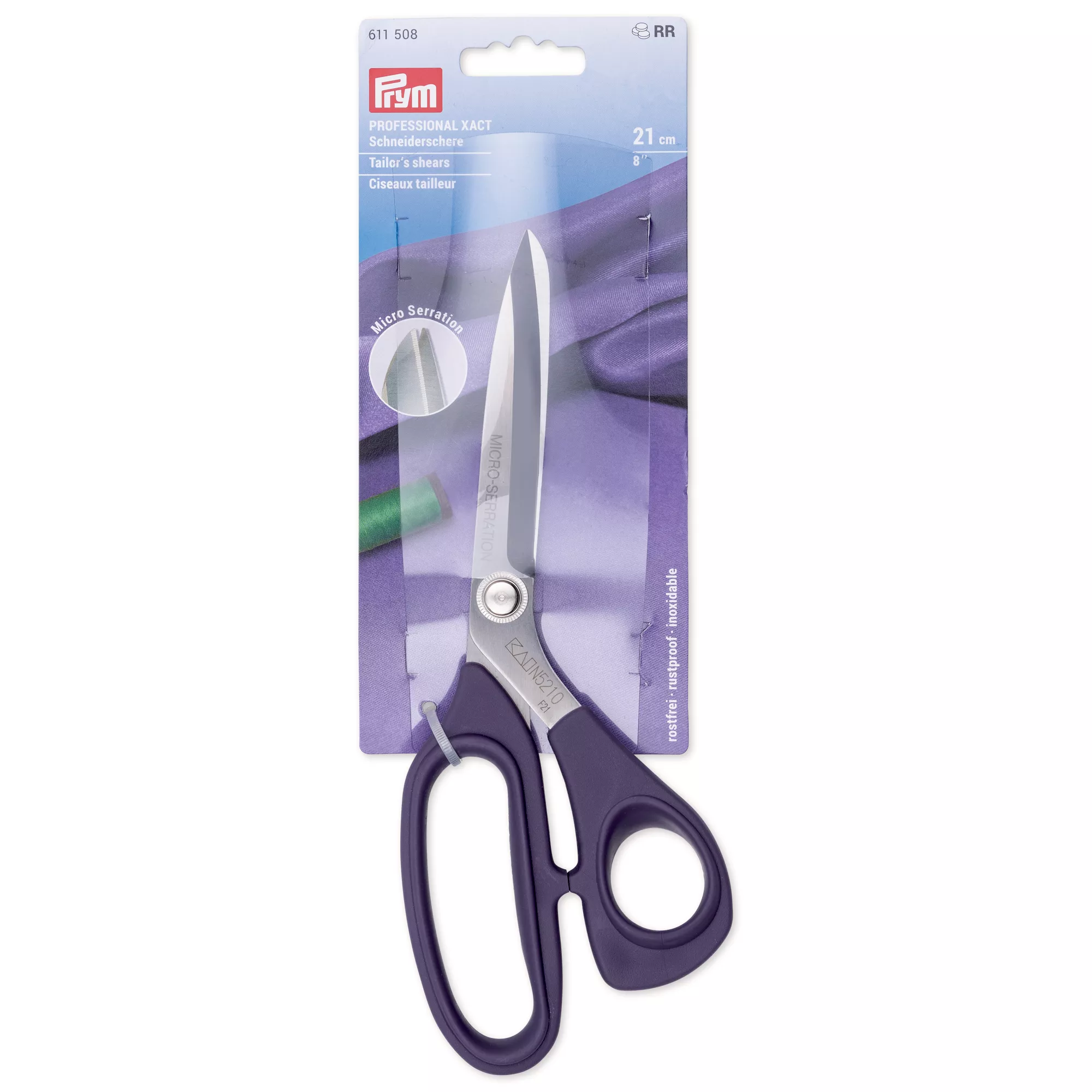 Tijera de sastre Xact 'Professional' 21cm, Micro Serration