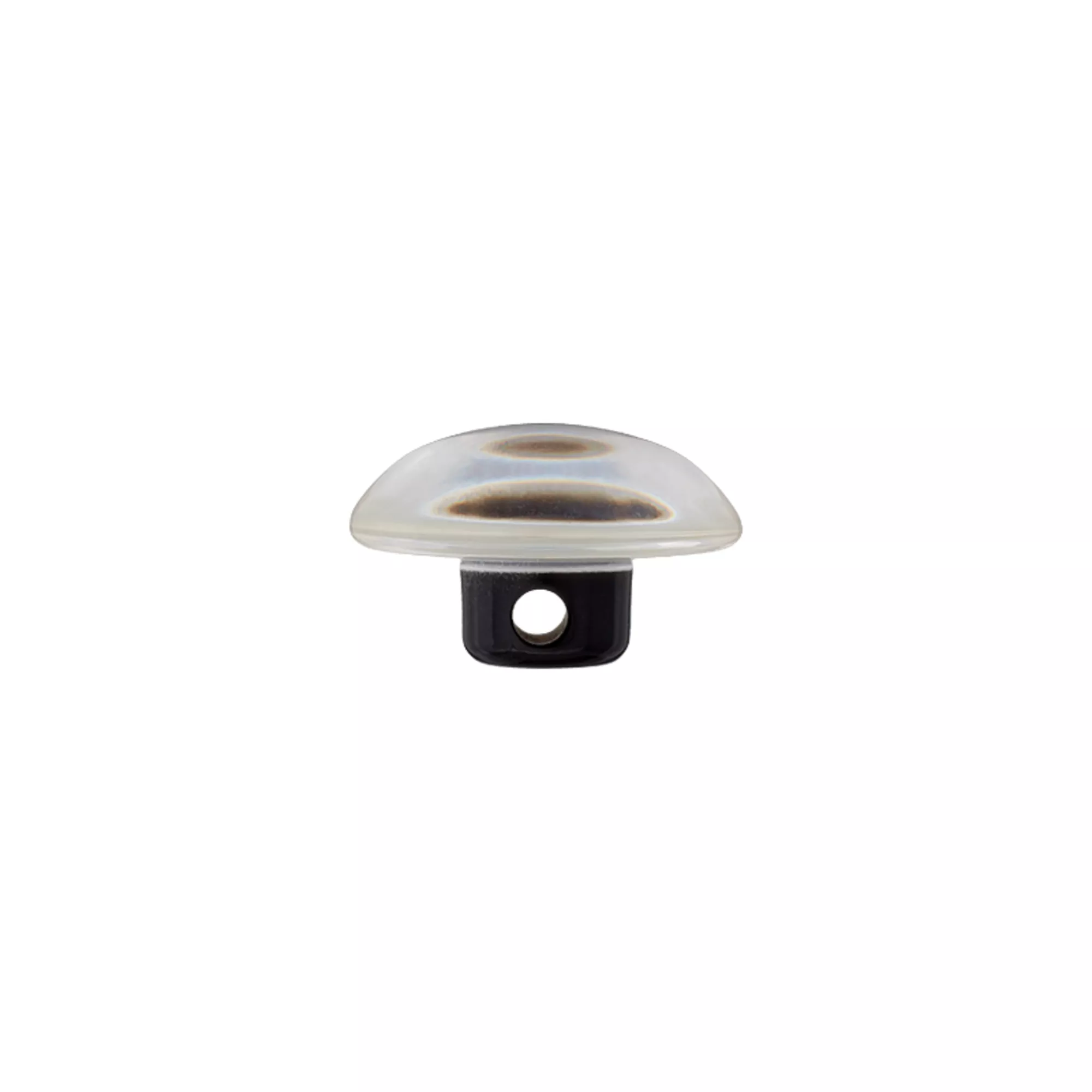 Bouton oeil animal pied