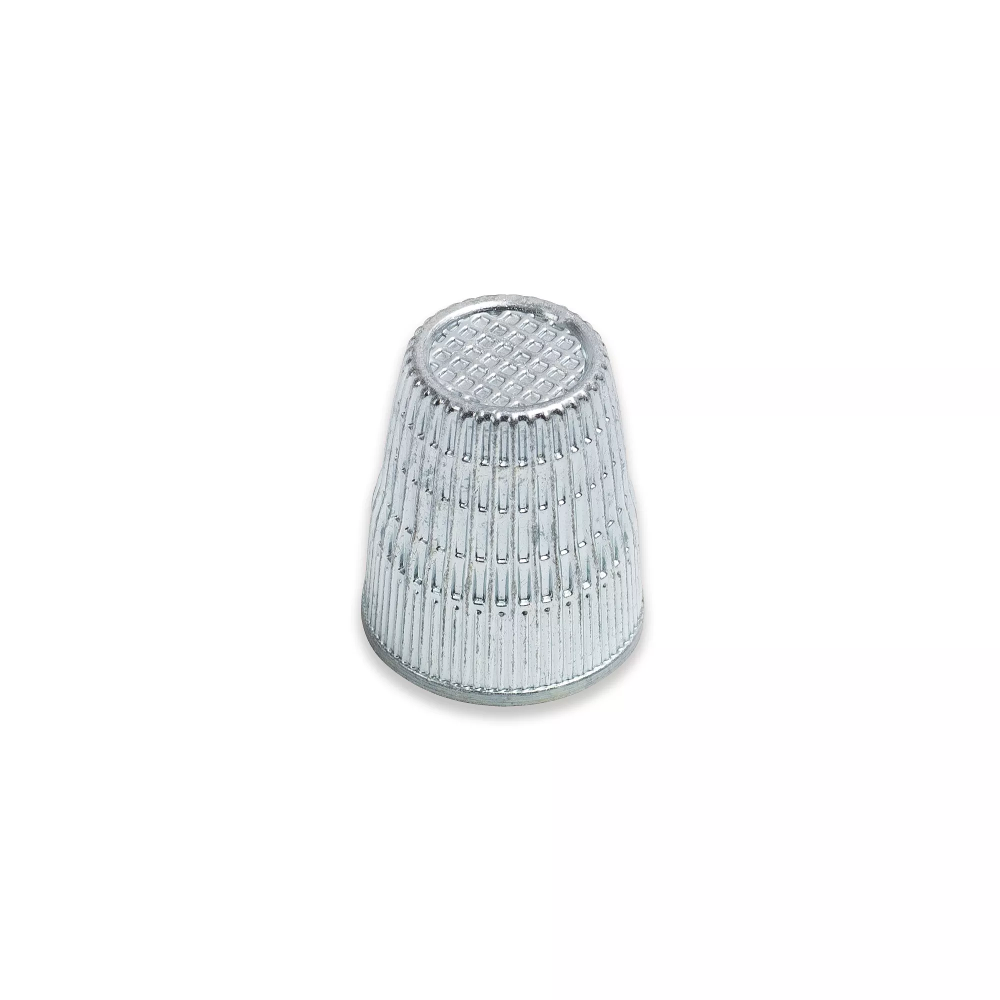 Thimble with anti-slip edge, 16.0mm, silver-coloured, items
