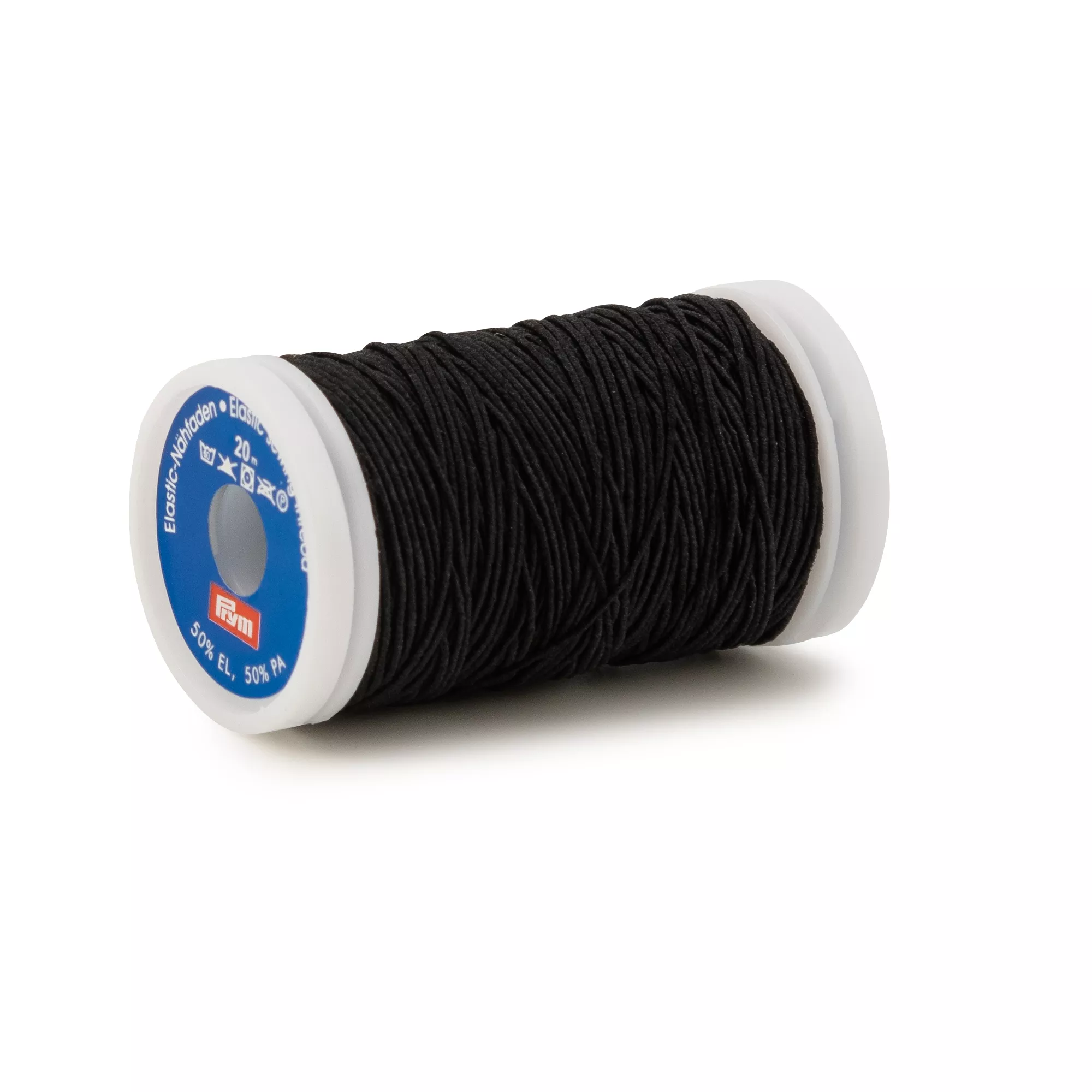Elastic-Nähfaden 0,5mm, schwarz