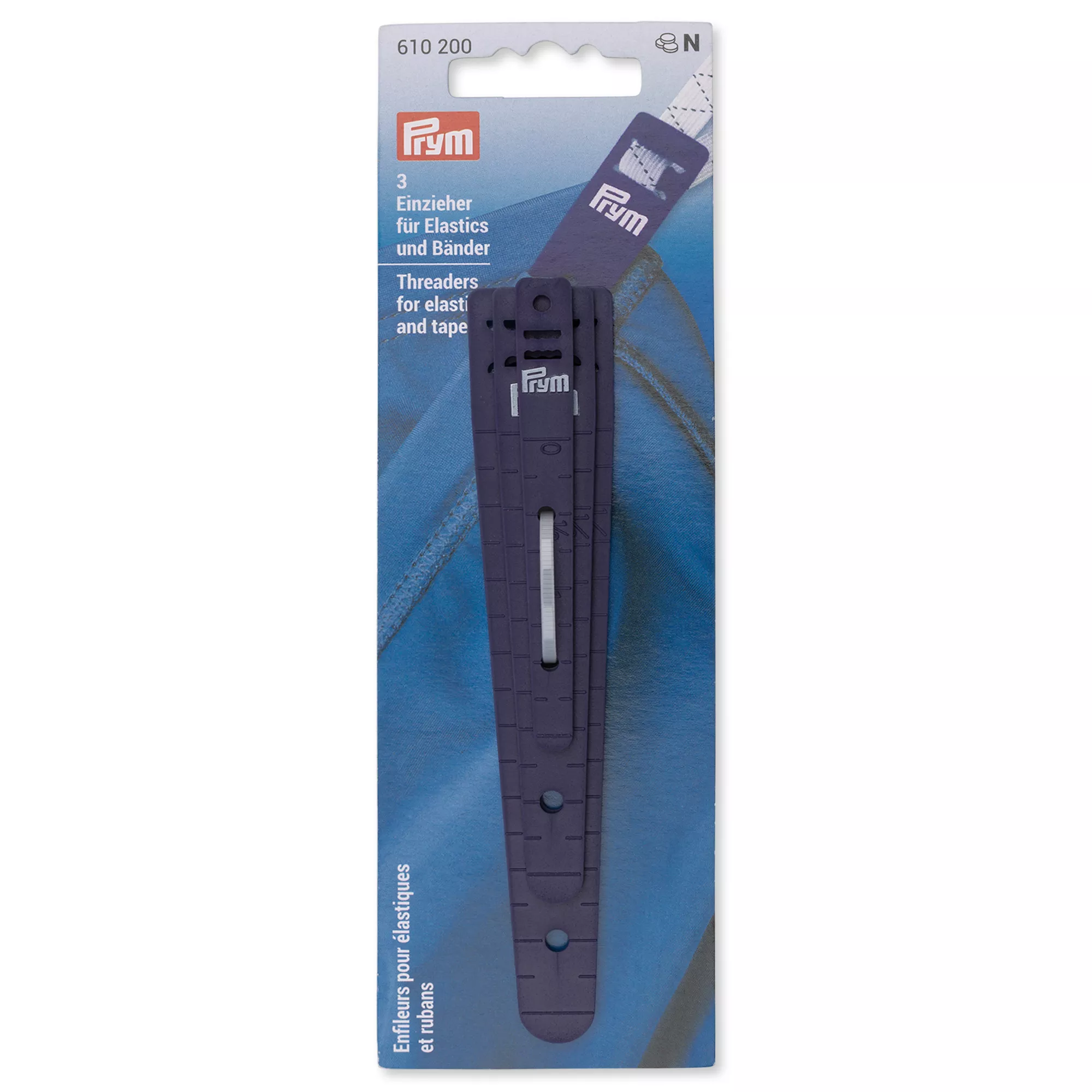Threaders for elastics and tapes