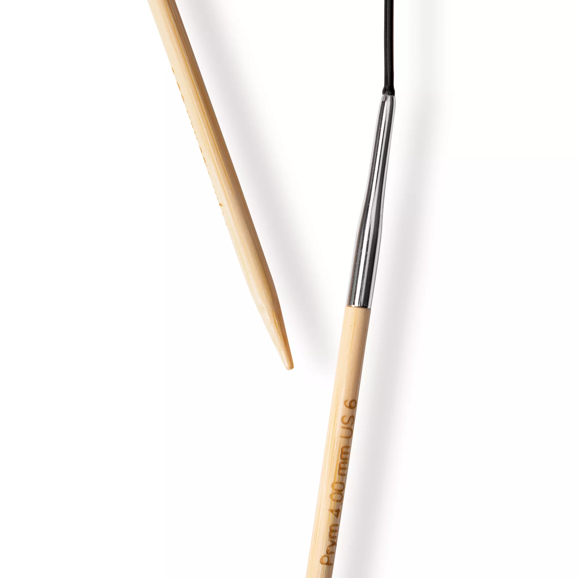 Ferro circolare Prym 1530, bambù, 40cm, 4,0mm