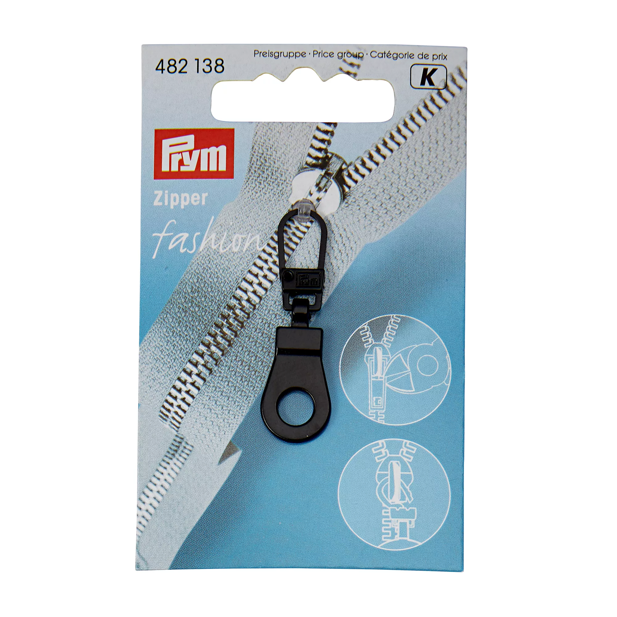 Fashion Zipper pullers eyelet