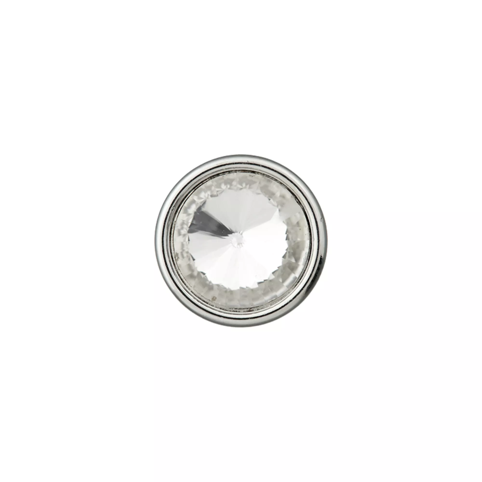 Polyester button shank metalized