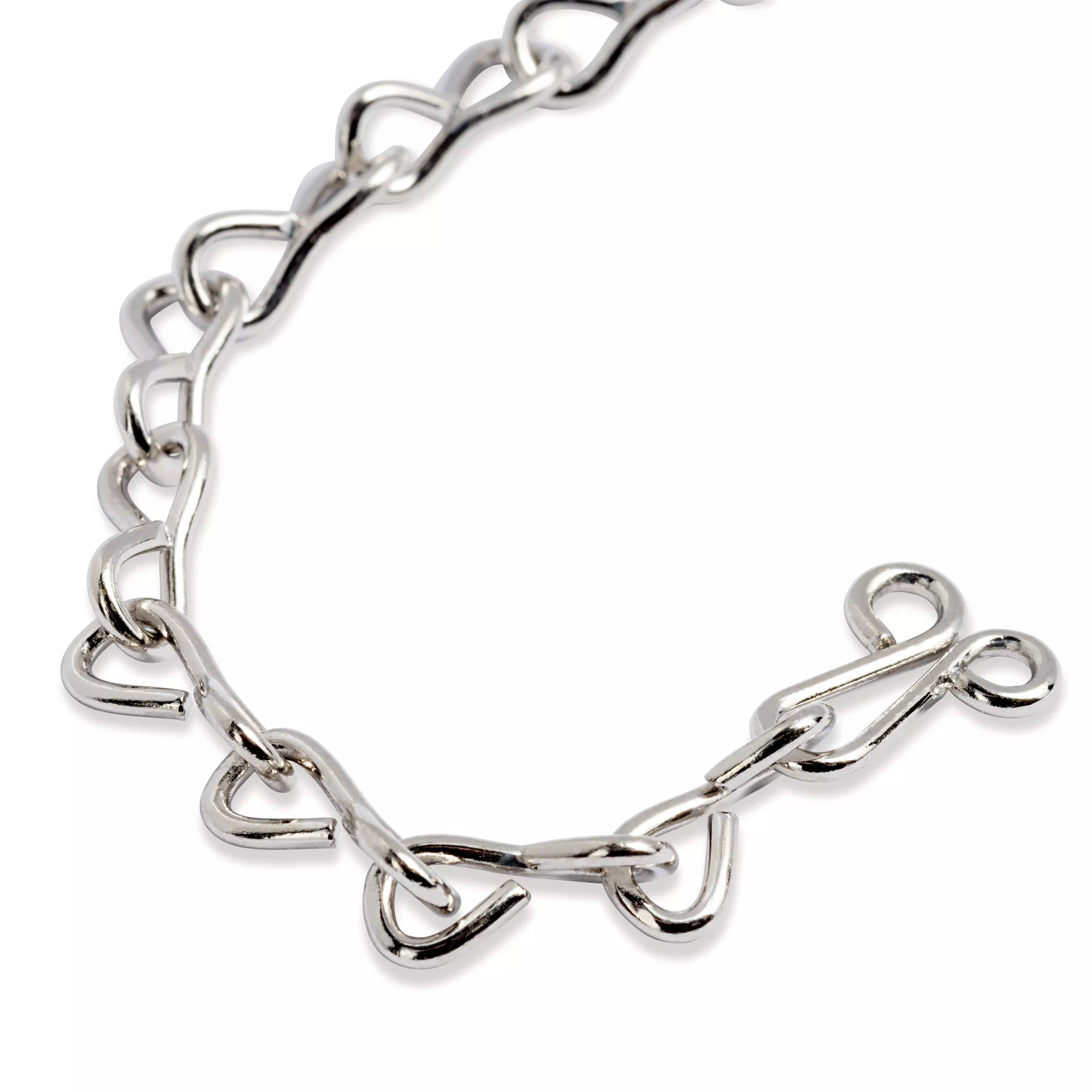 Coat hanging loops, silver-coloured