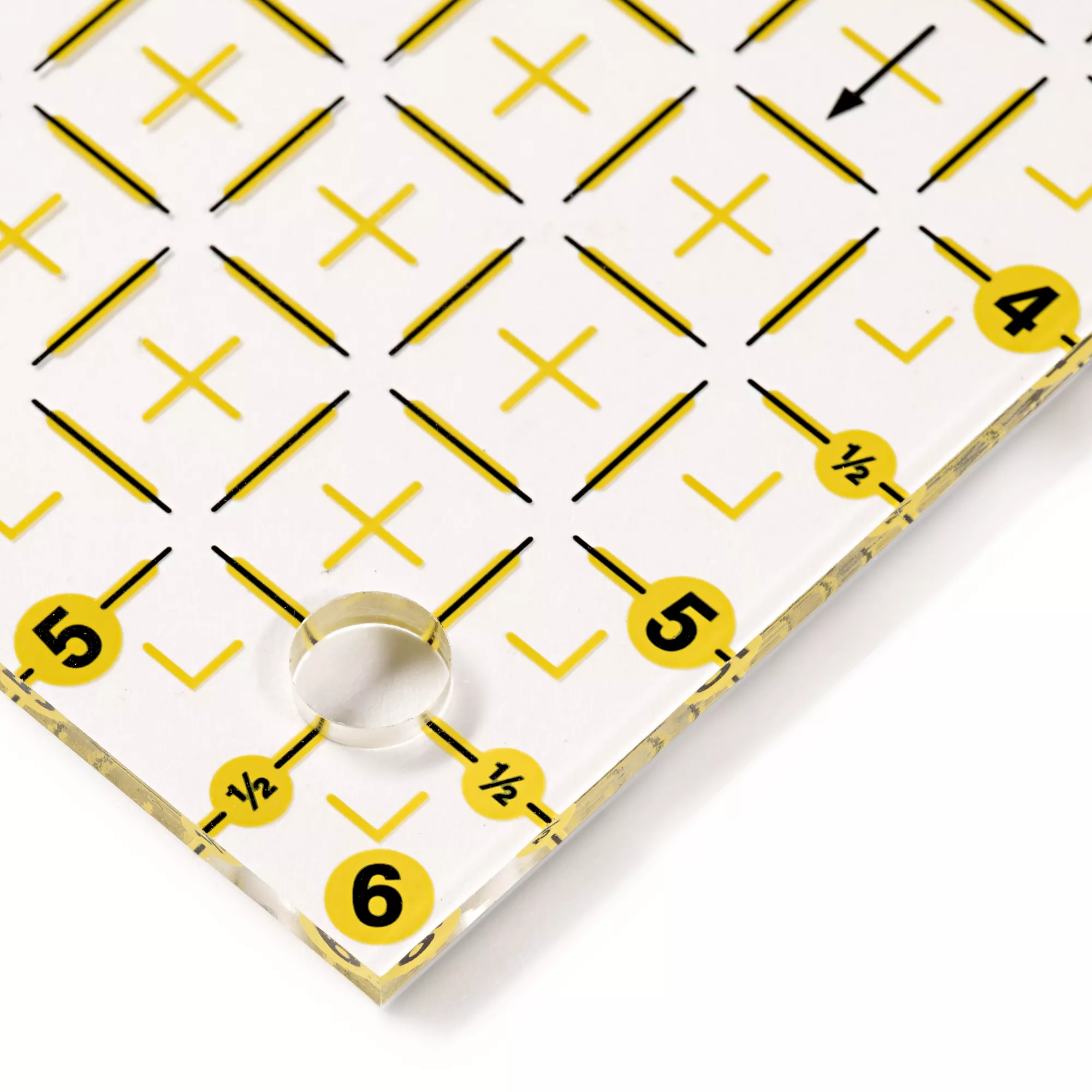Jaunty triangle, for half square triangle, to 6inch
