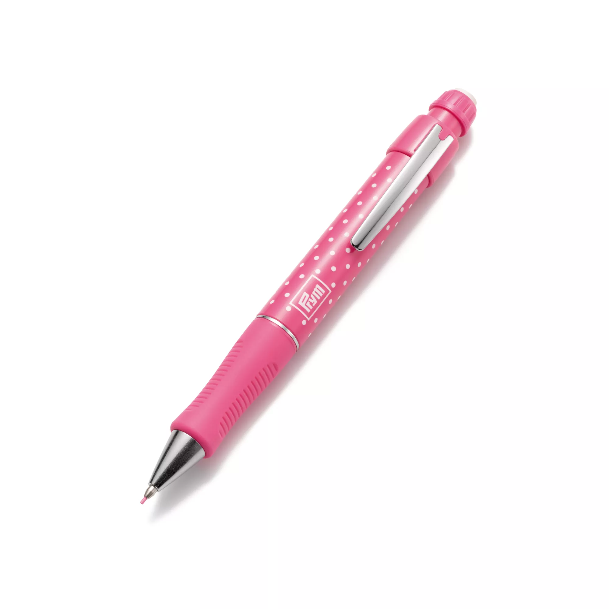 Cartridge pencil, Prym Love, with 2 cartridges Ø 0,9 mm, pink