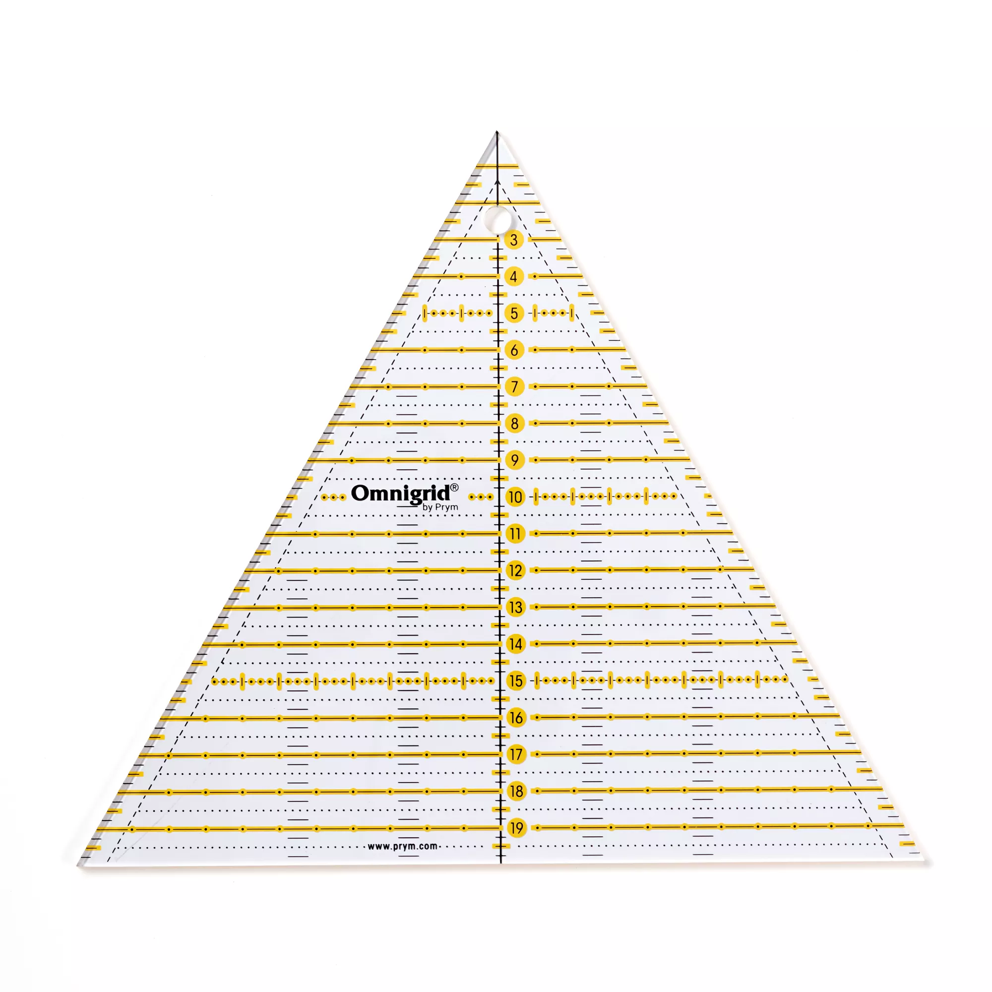 Patchwork rulers, 60° triangle MULTI, different sizes