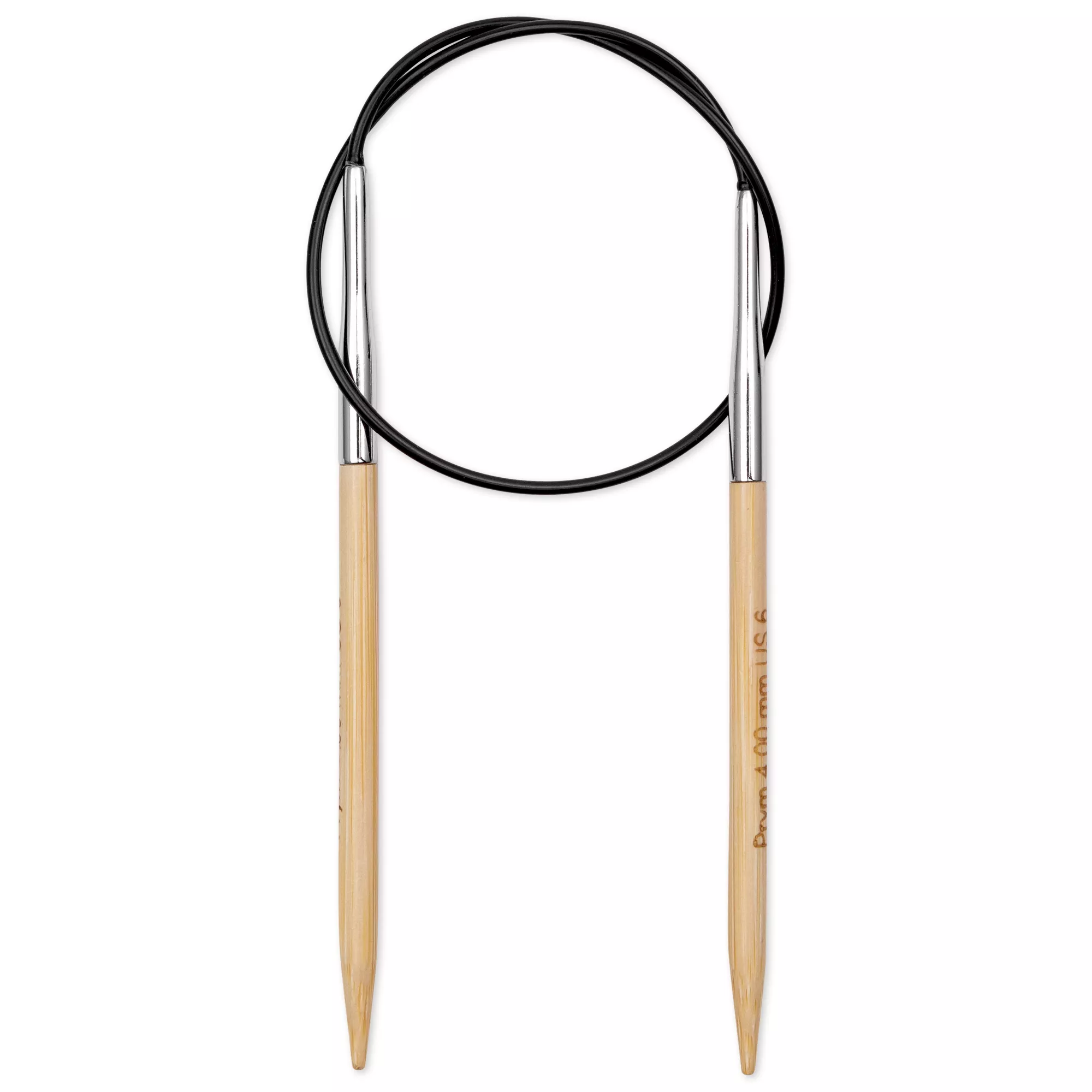 Aiguille à tricoter circulaire Bambou Prym 1530, 40cm, 4,00mm