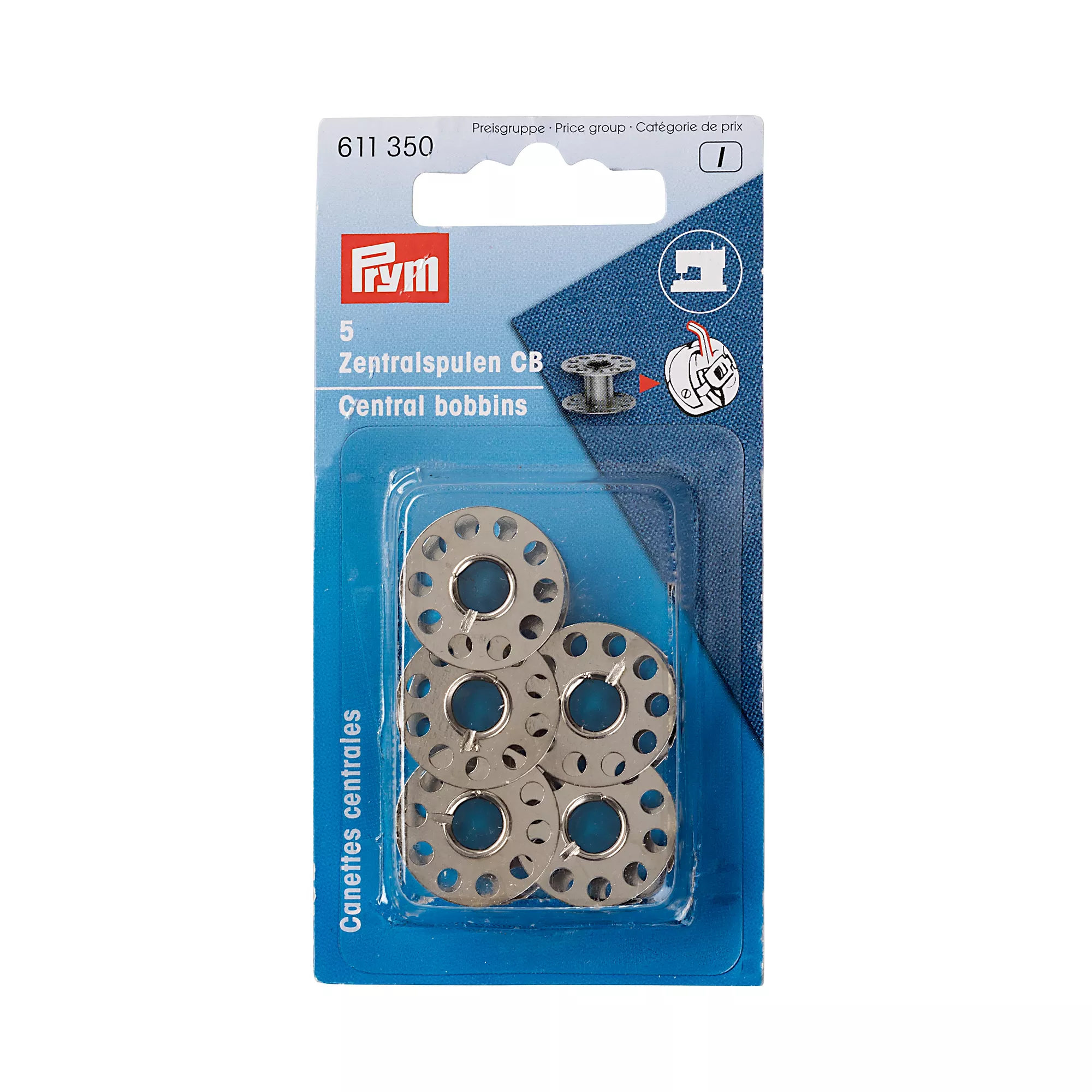 Sewing machine bobbins, steel, CB gripper, 20.5mm