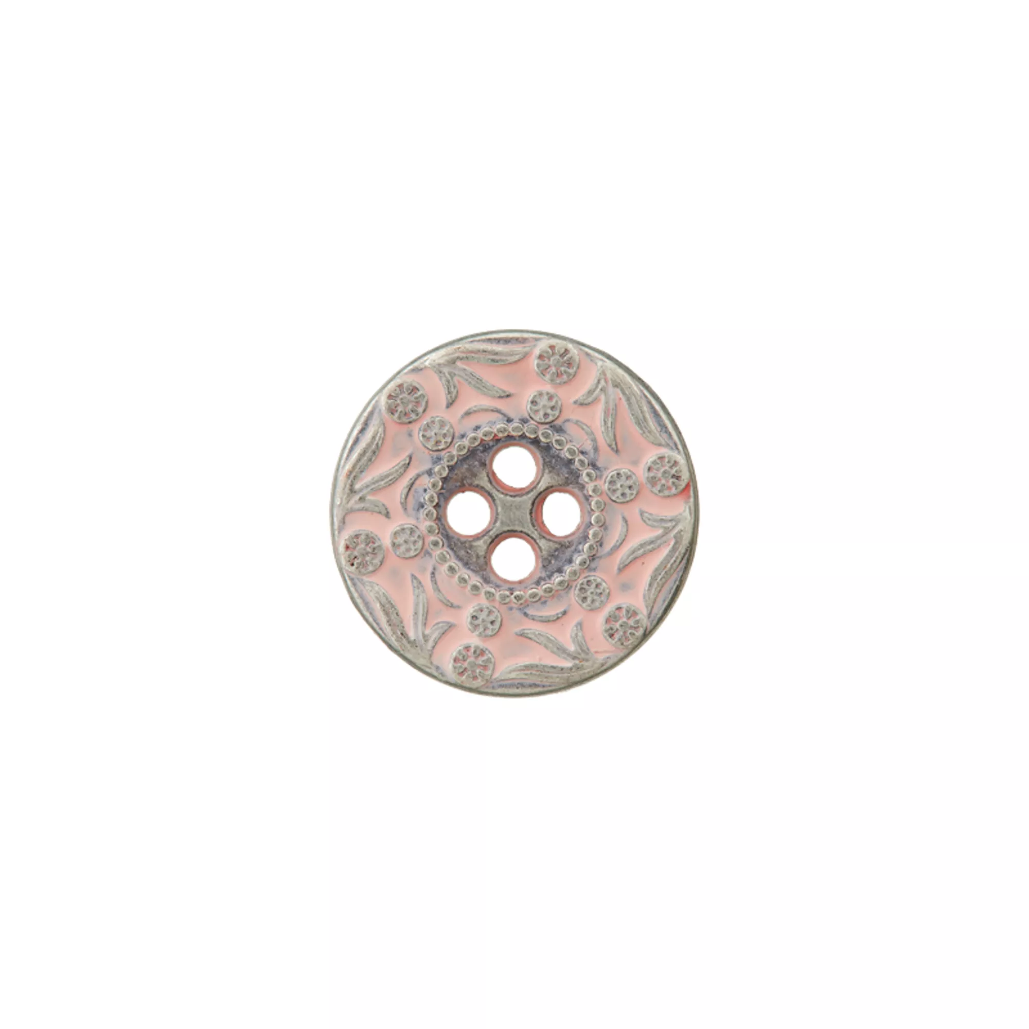 Metal button 4-holes