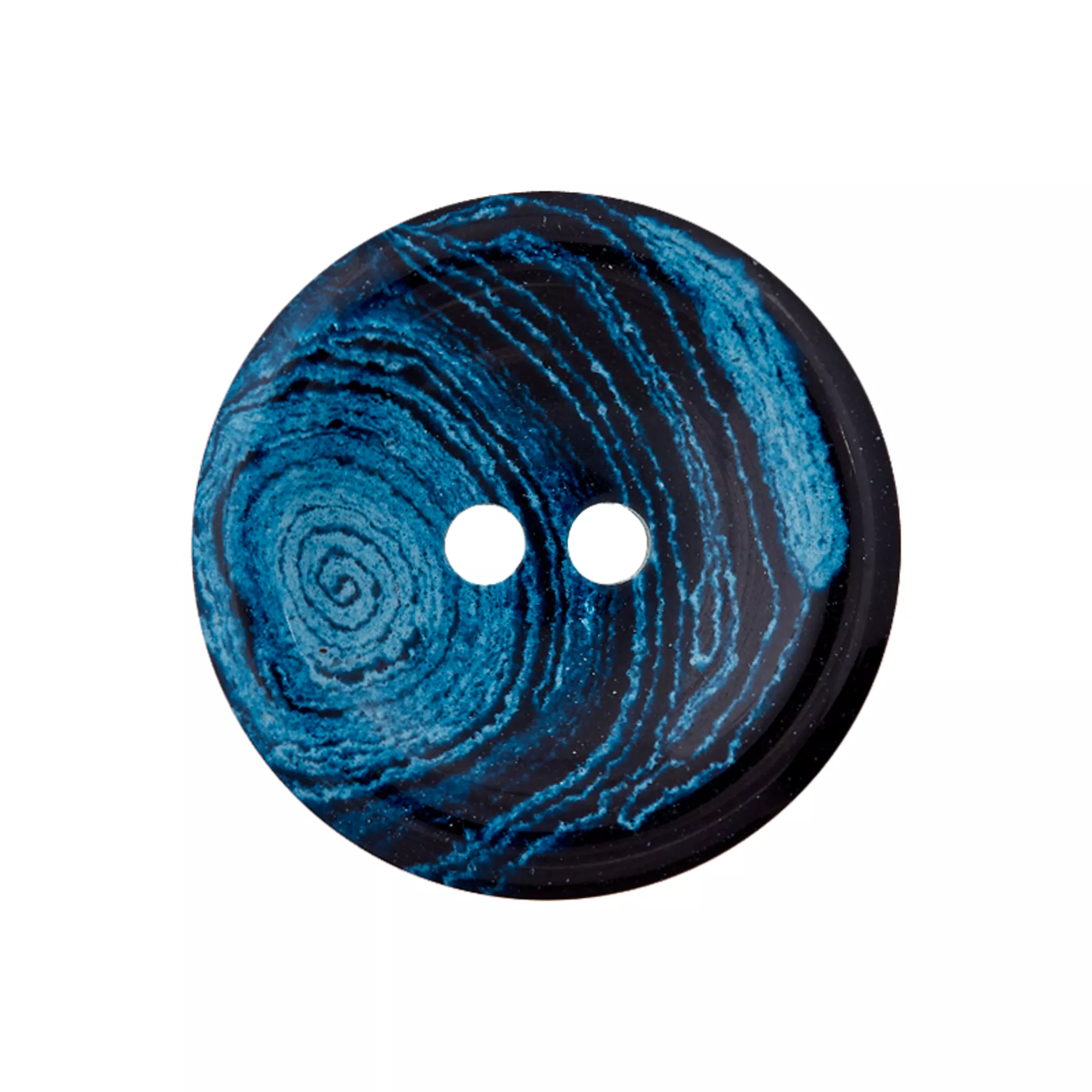 Hemp/polyester button 2-holes, recycled