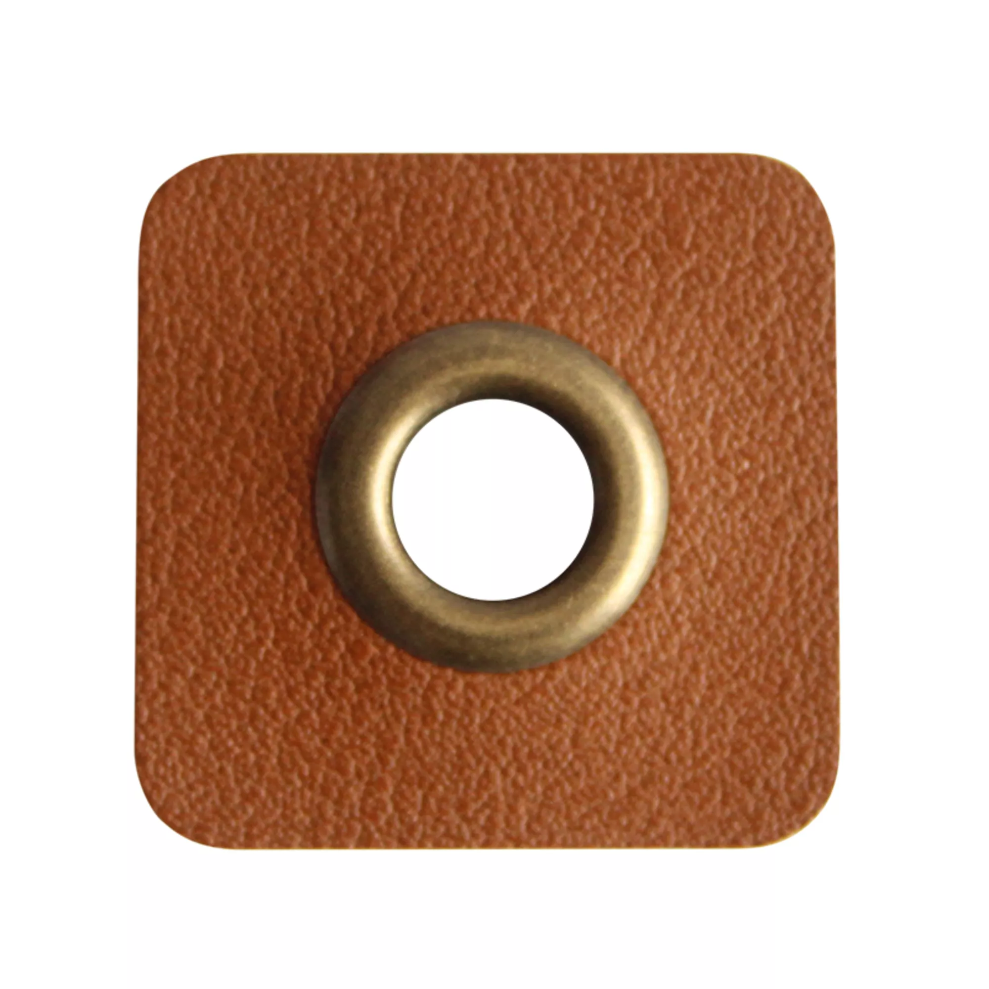 Leather imitation eyelet patch