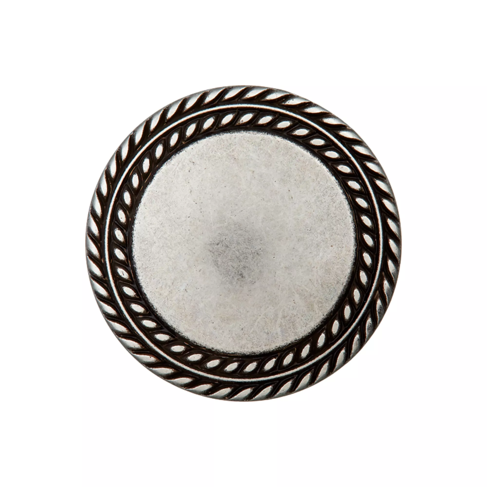 Bouton métal pied