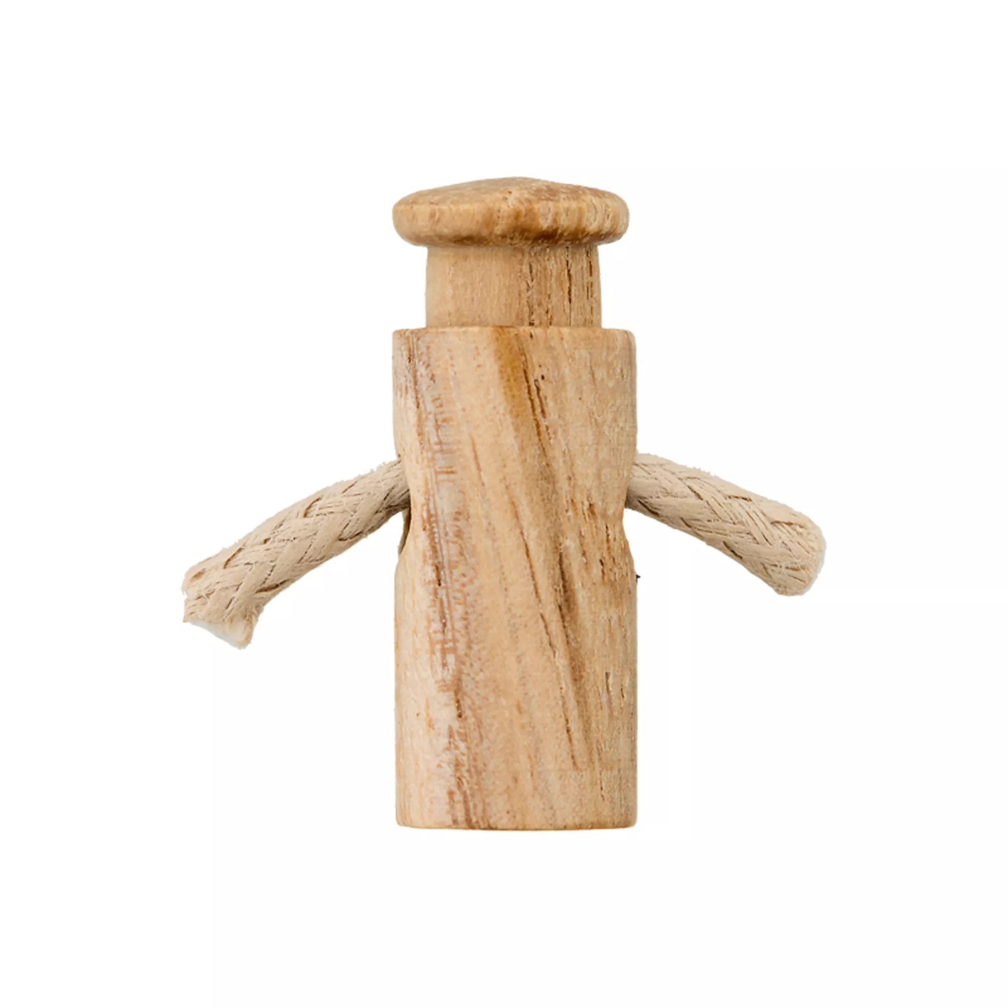 Bois Embouts de cordon/passage 4mm